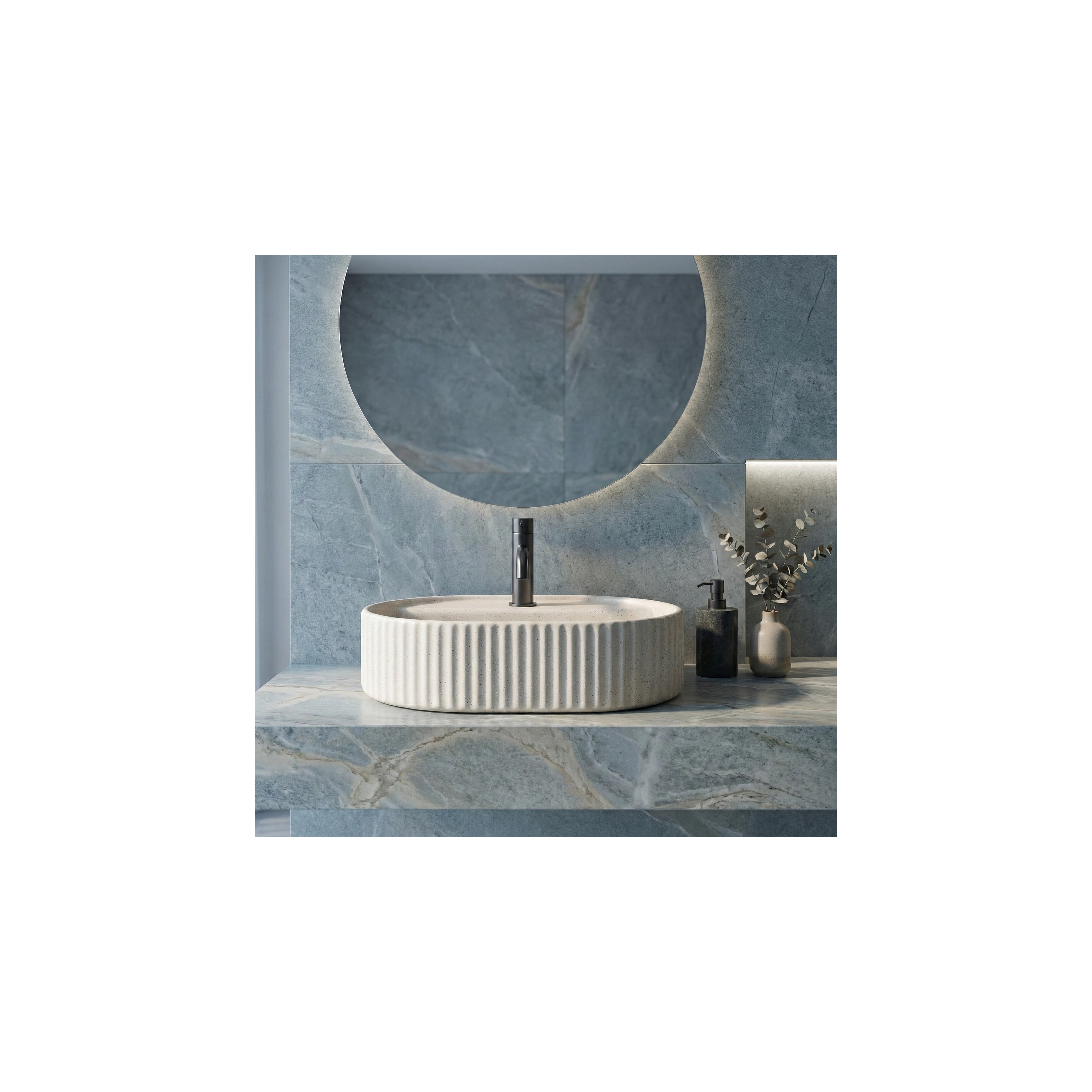Aufsatzwaschbecken Rea Marcela 50 Vanilla