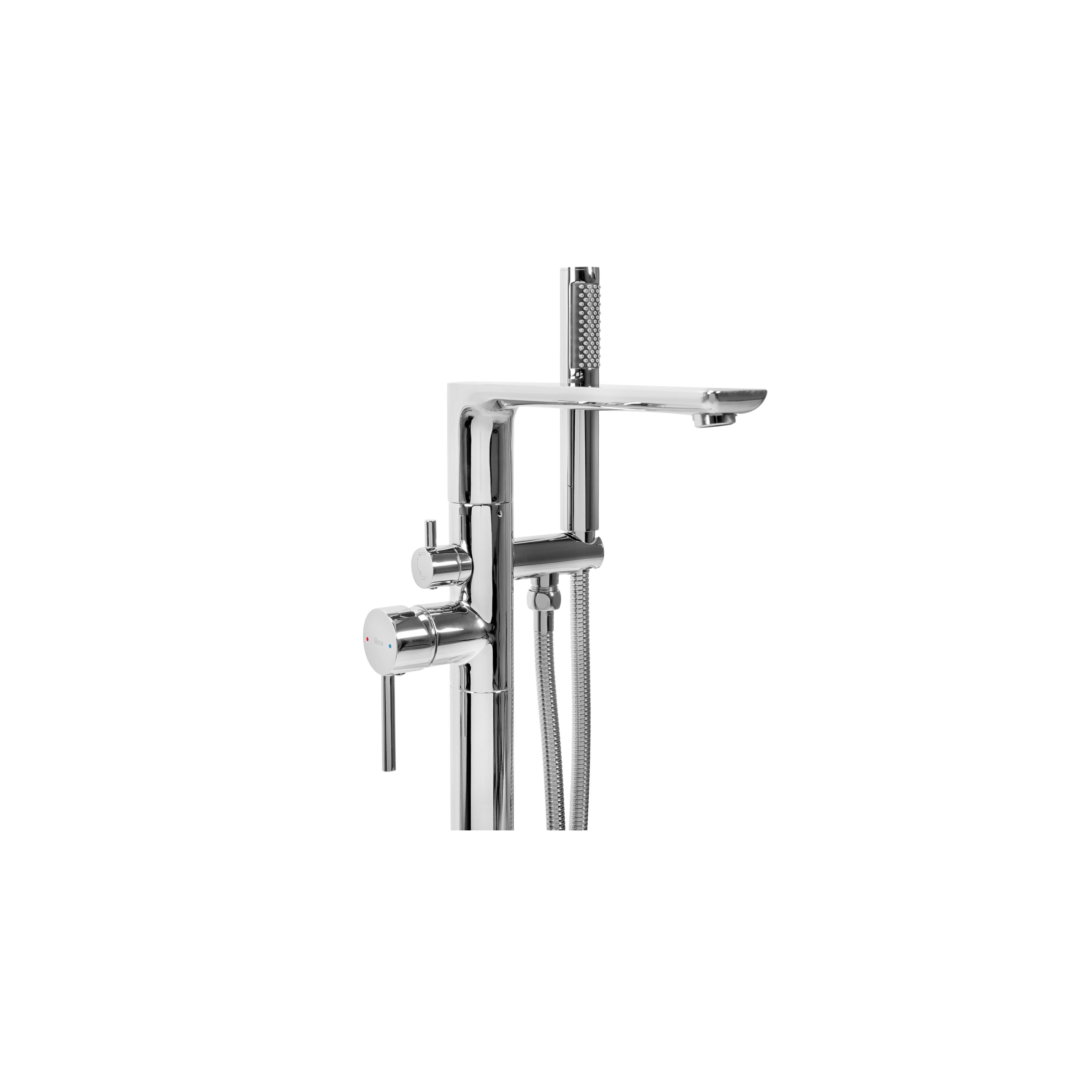 Frei stehende Armatur Rea Flores Chrome
