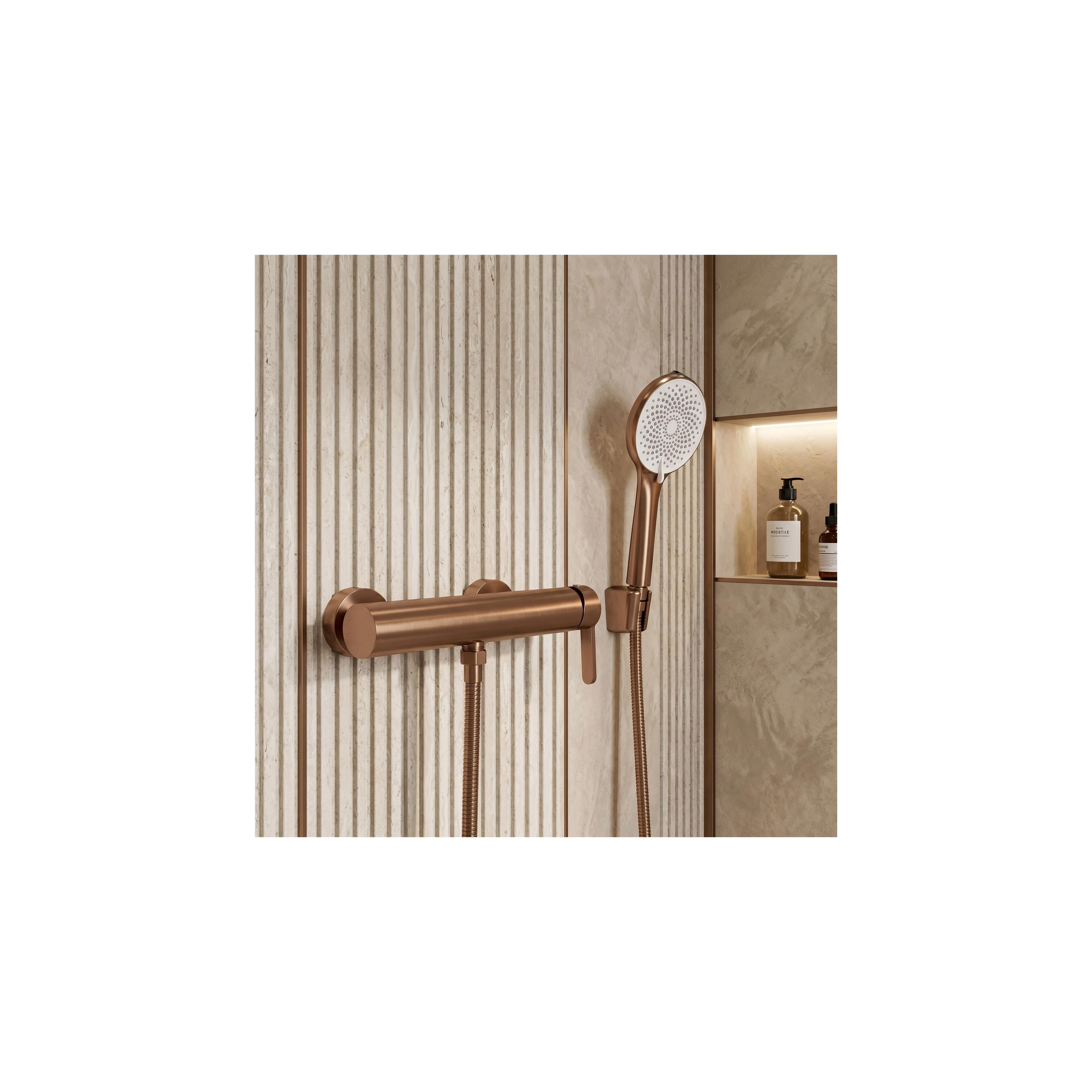 Wannenarmatur REA Ontario Side Brush Copper