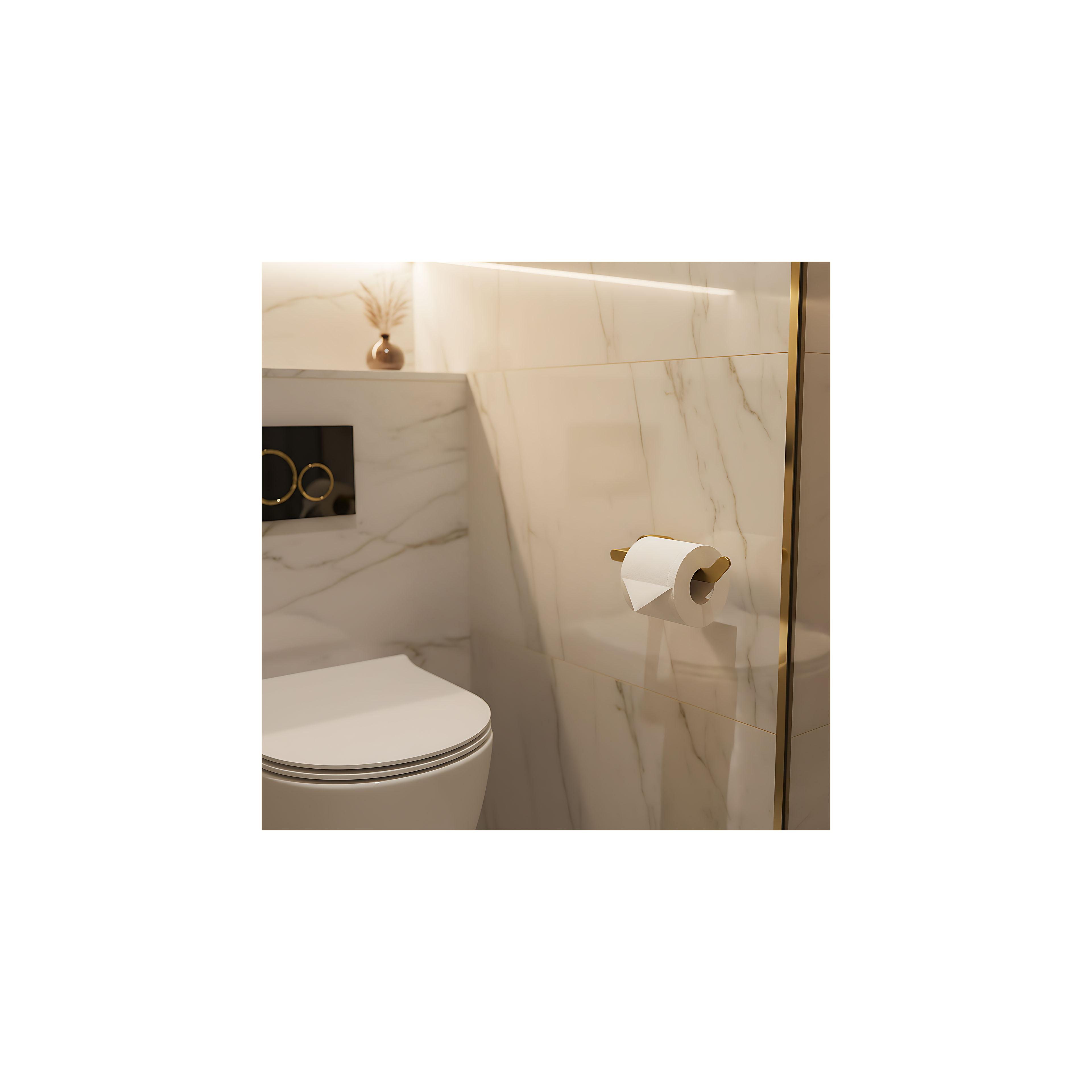 Halter für Toilettenpapier 109 Til Brush Gold