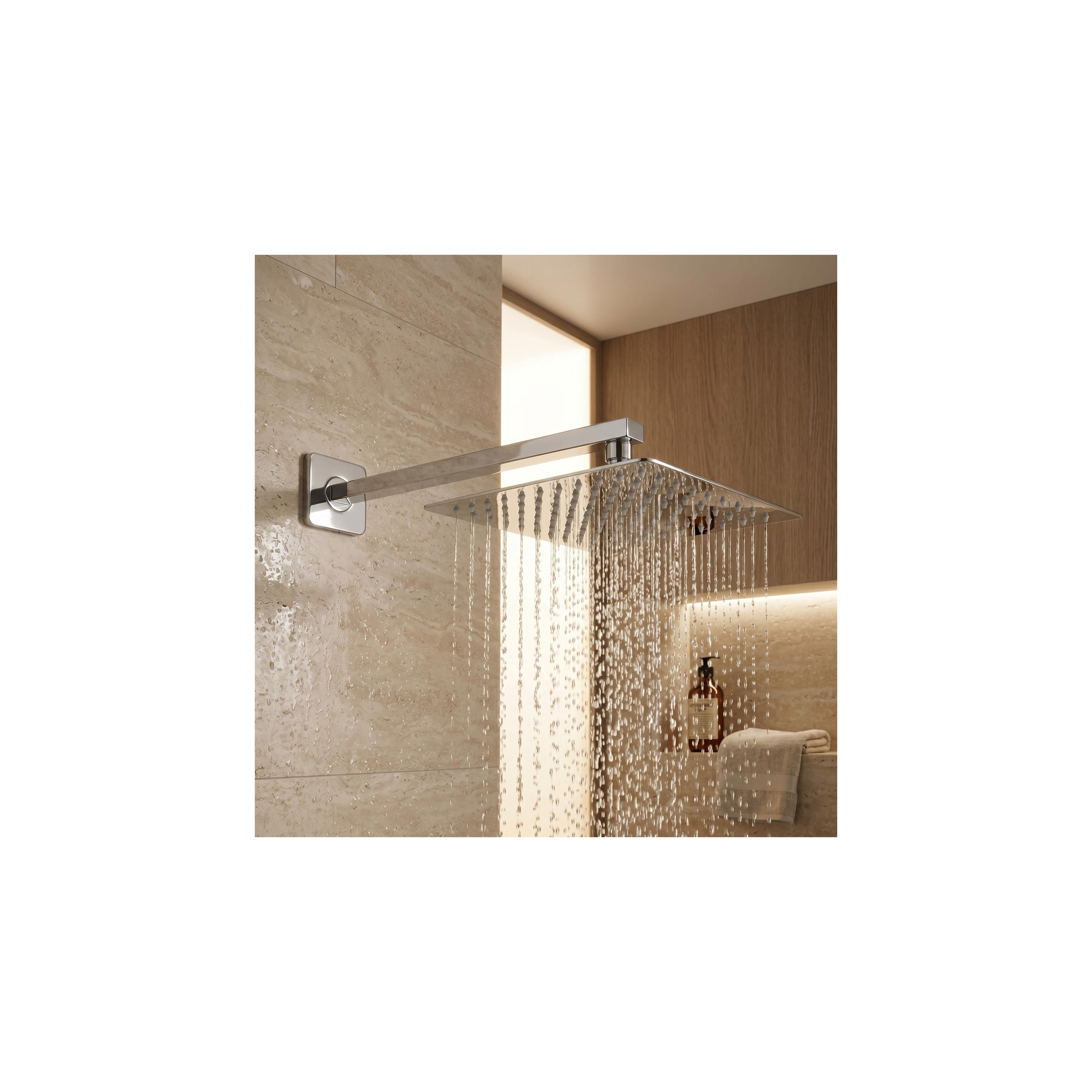 Kvadratna tuš ruža REA JS-P015 25cm Chrome