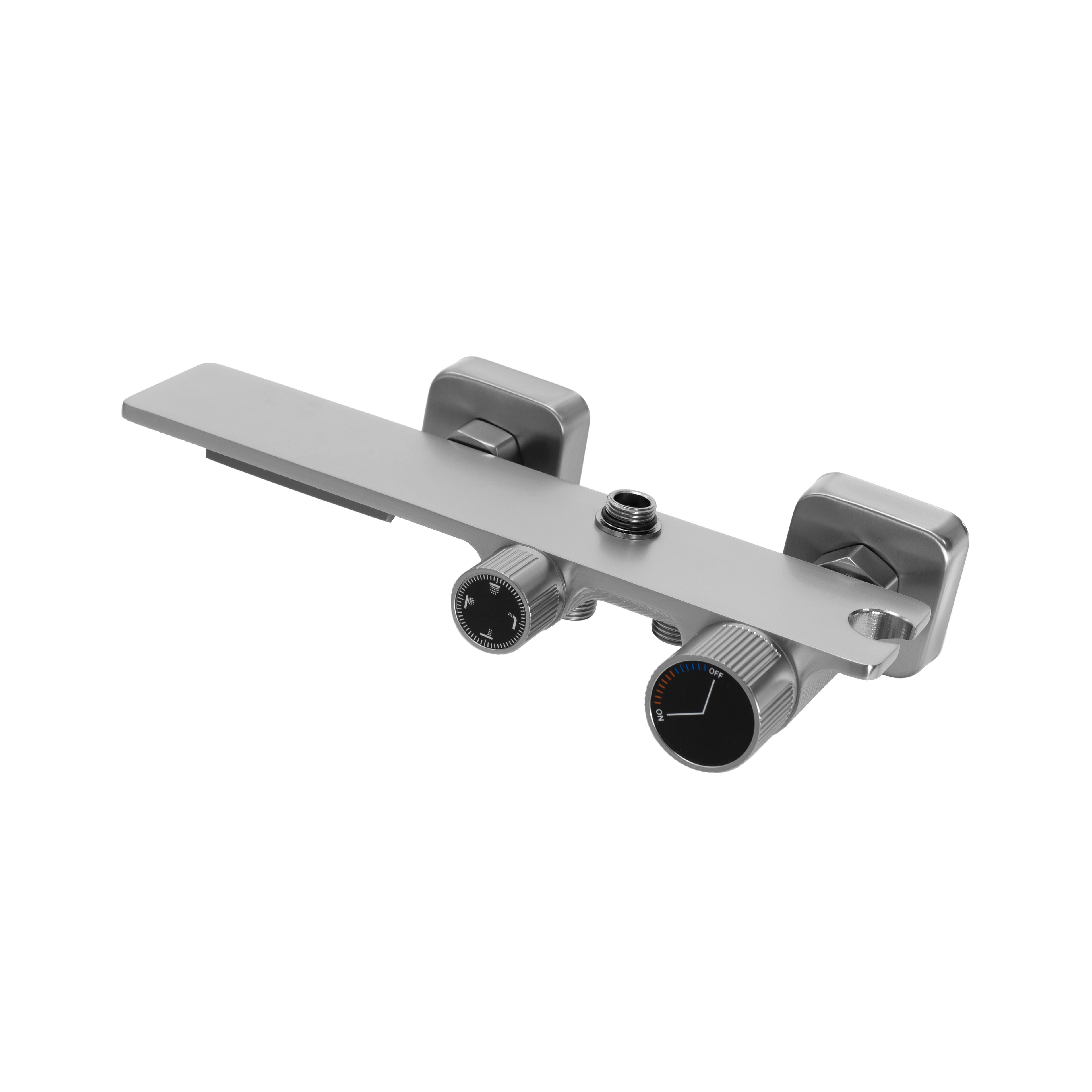 REA HELIX BRUSHED NICKEL INOX dušikomplekt