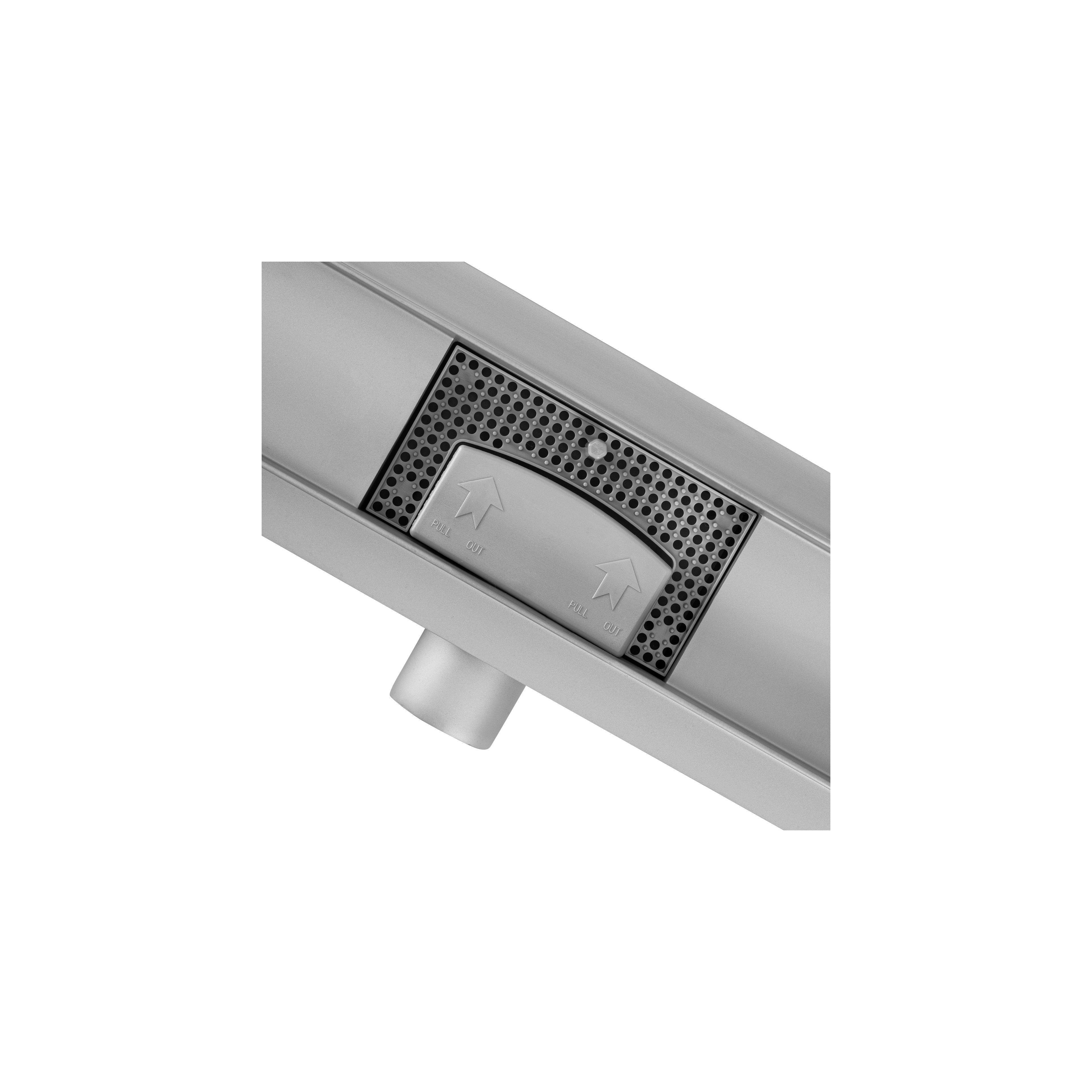 Scarico lineare Neox BRUSH NICKEL 80