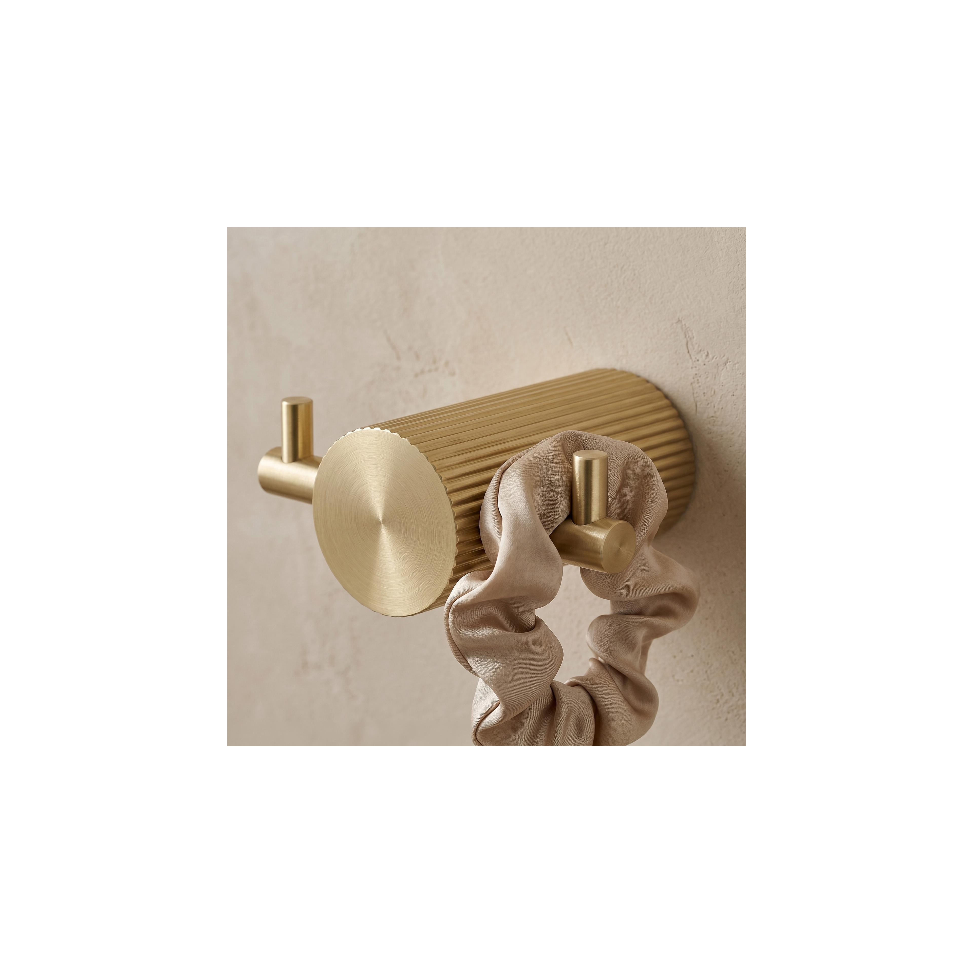 Badezimmerhaken 64104A SOLO Brush Gold