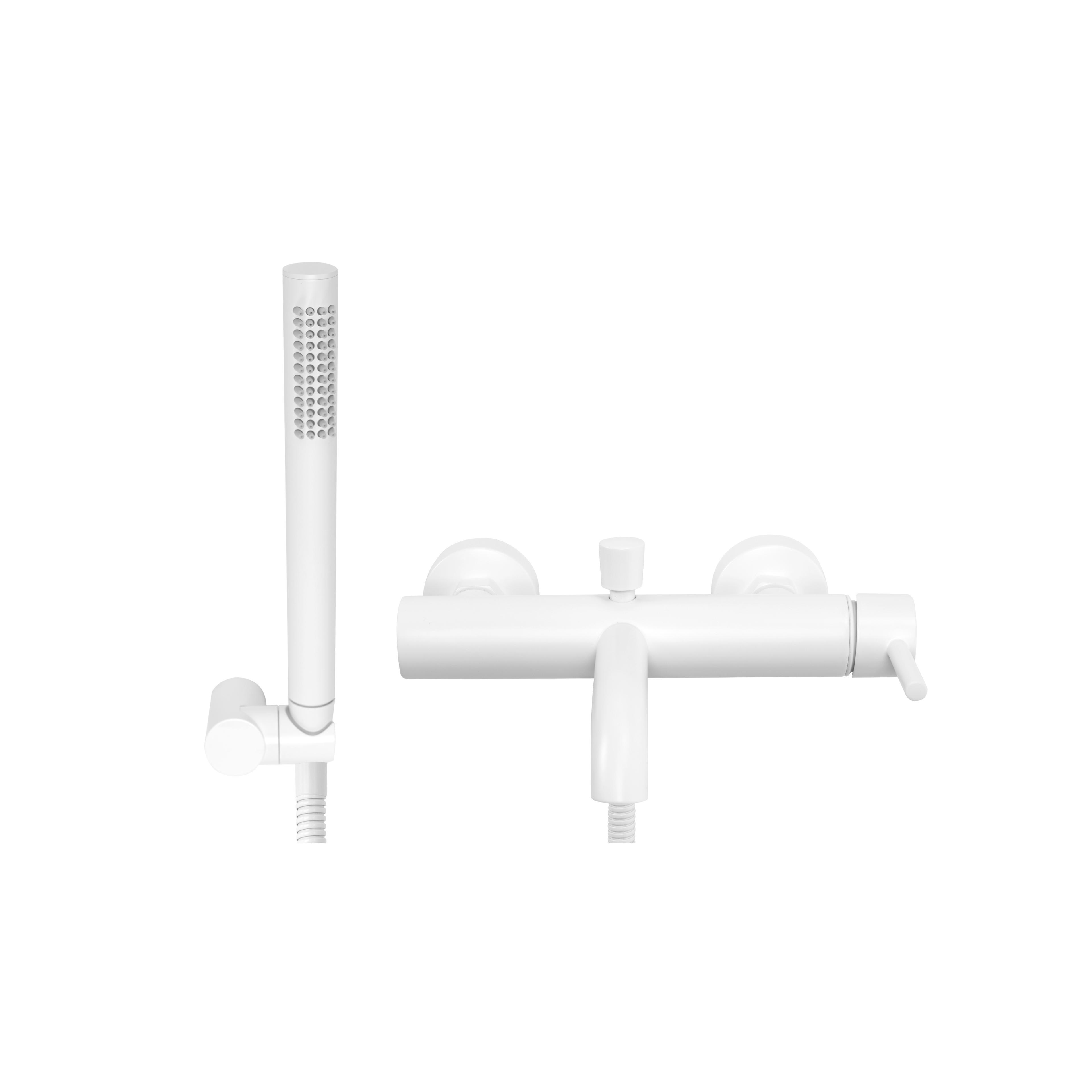 Robinet de baignoire Rea Lungo White Matt
