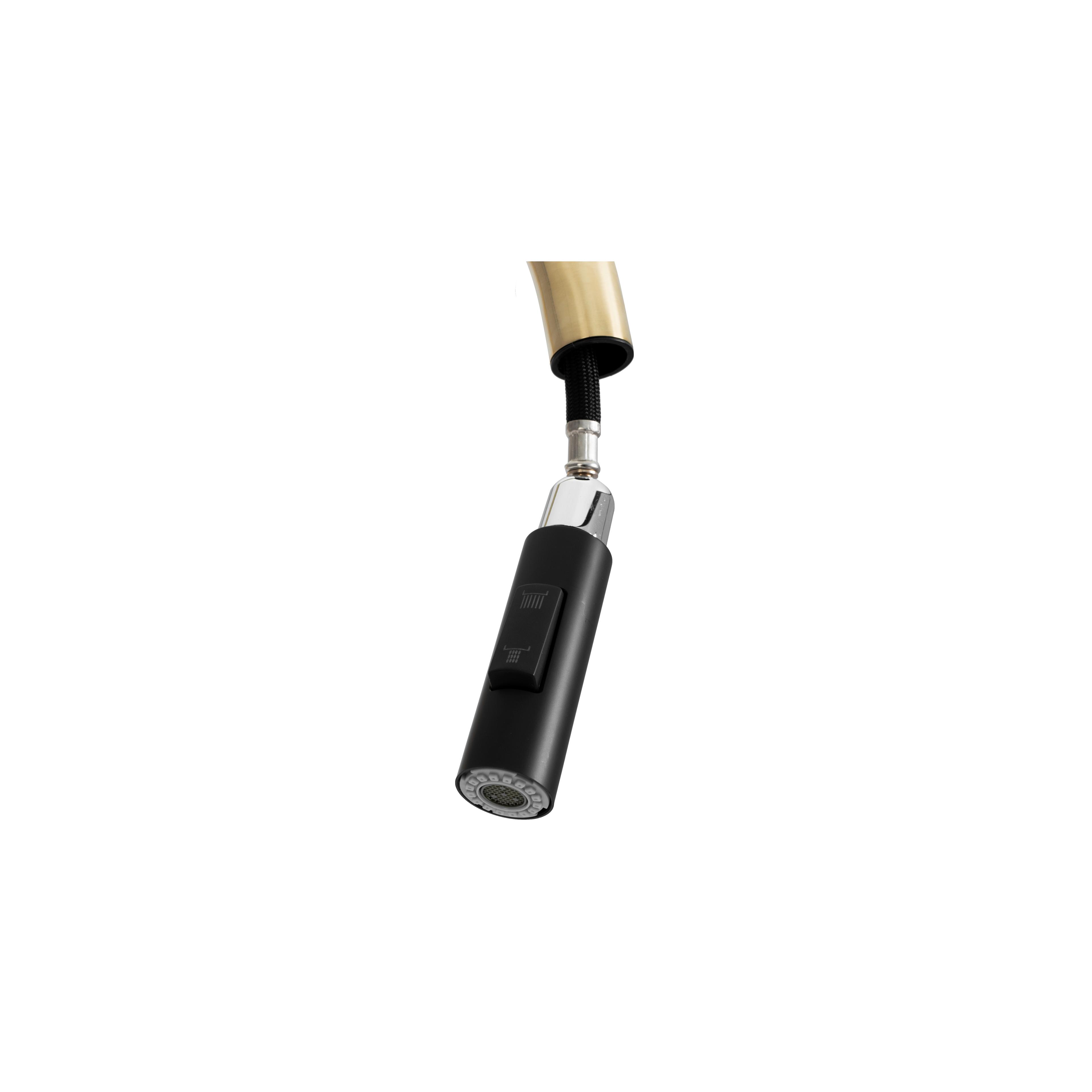 Virtuves maisītājs Rea SOUL Black/Gold Brushed
