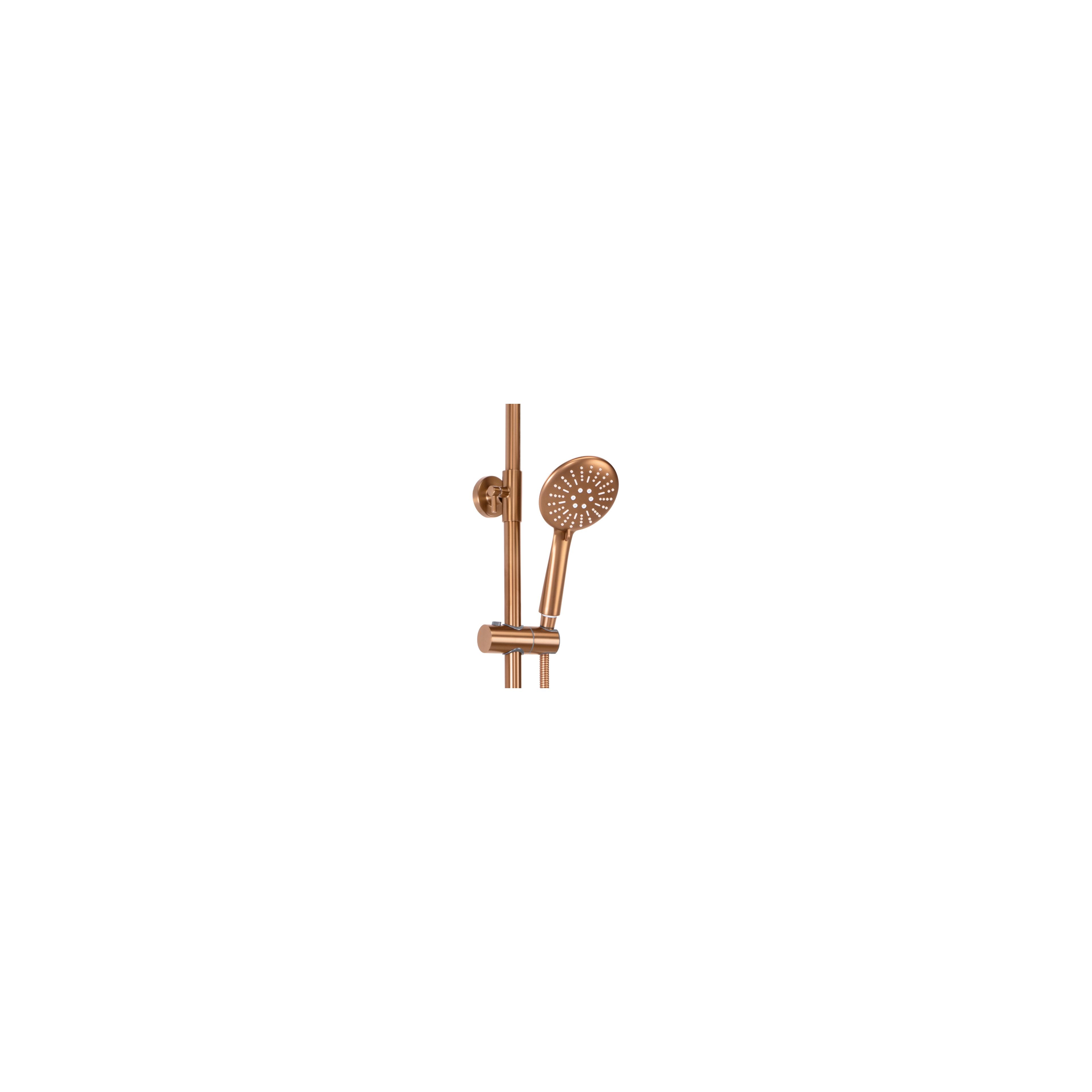 Kit de douche avec thermostat REA Lungo Copper Brush