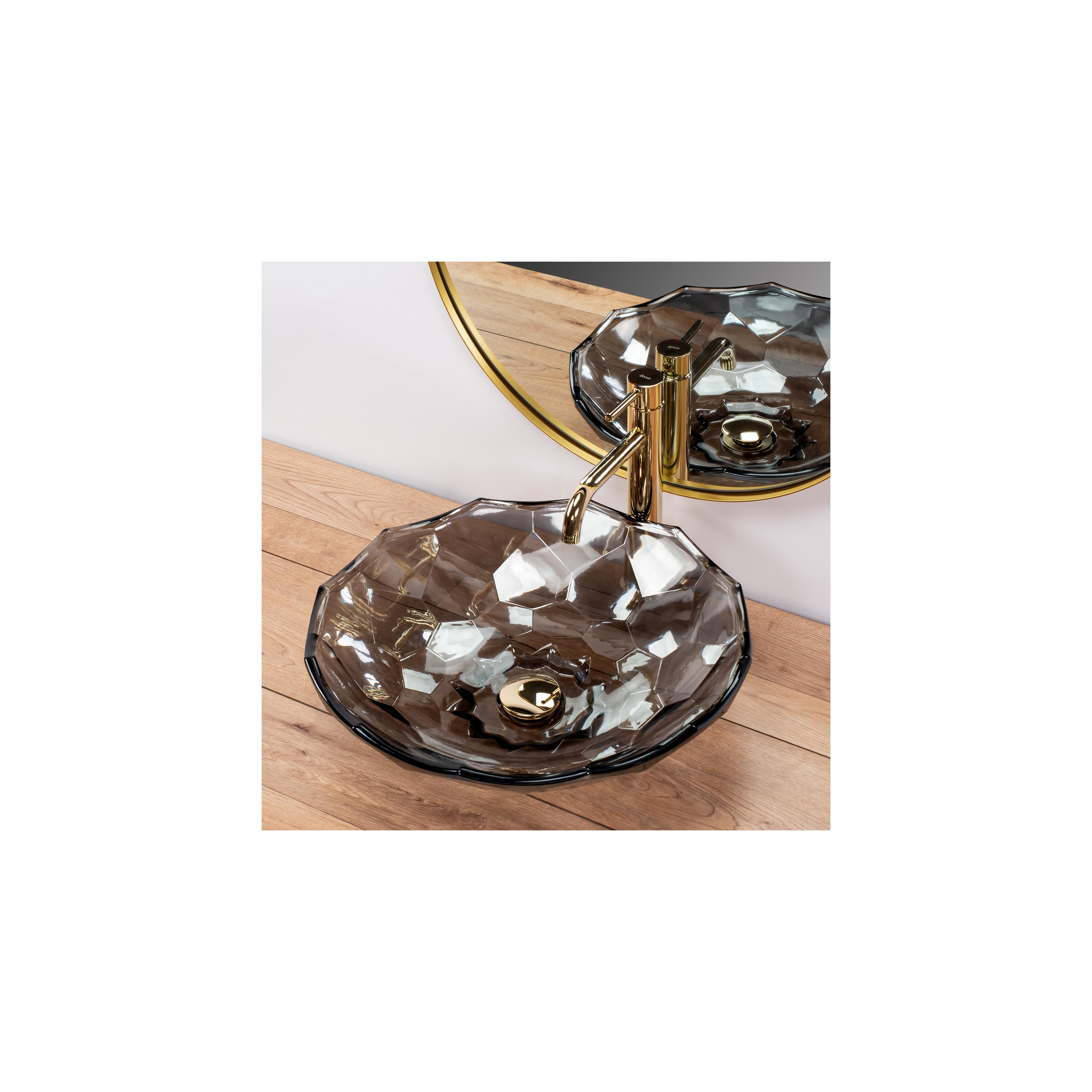 Countertop Basin REA ICE BLACK