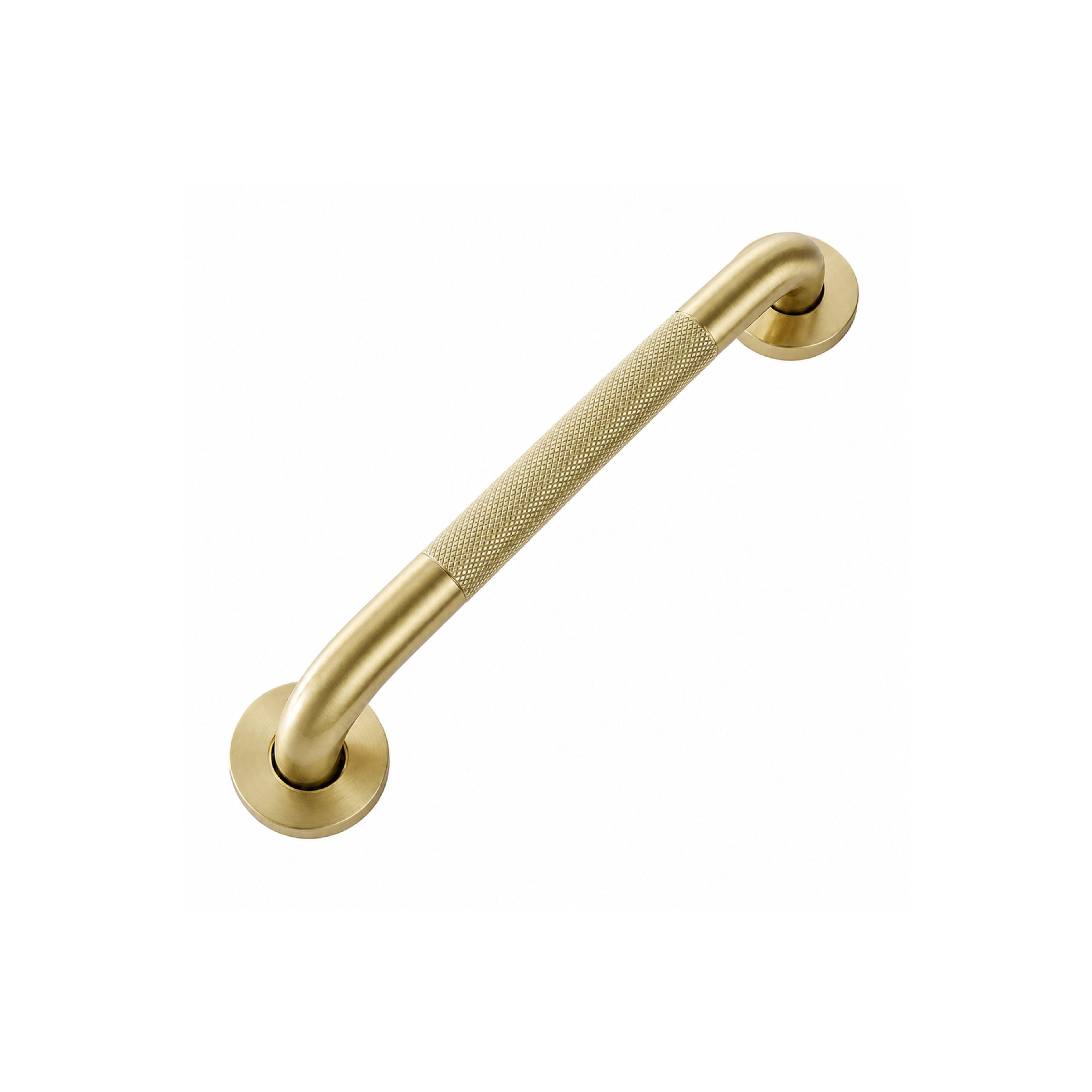 Straight bathroom grab bar Brush Gold