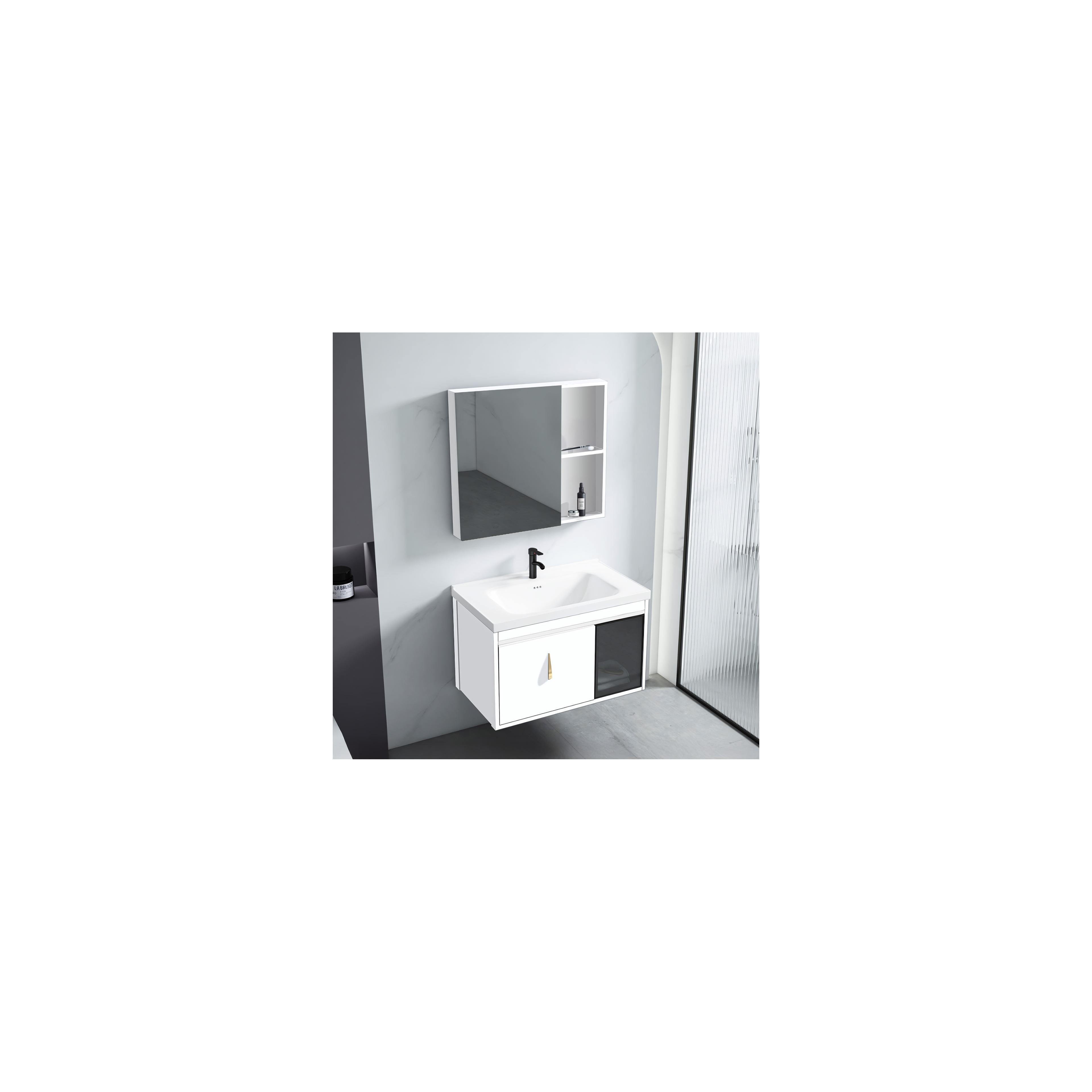 Badezimmermöbel-Set mit Waschbecken Paris 60cm White