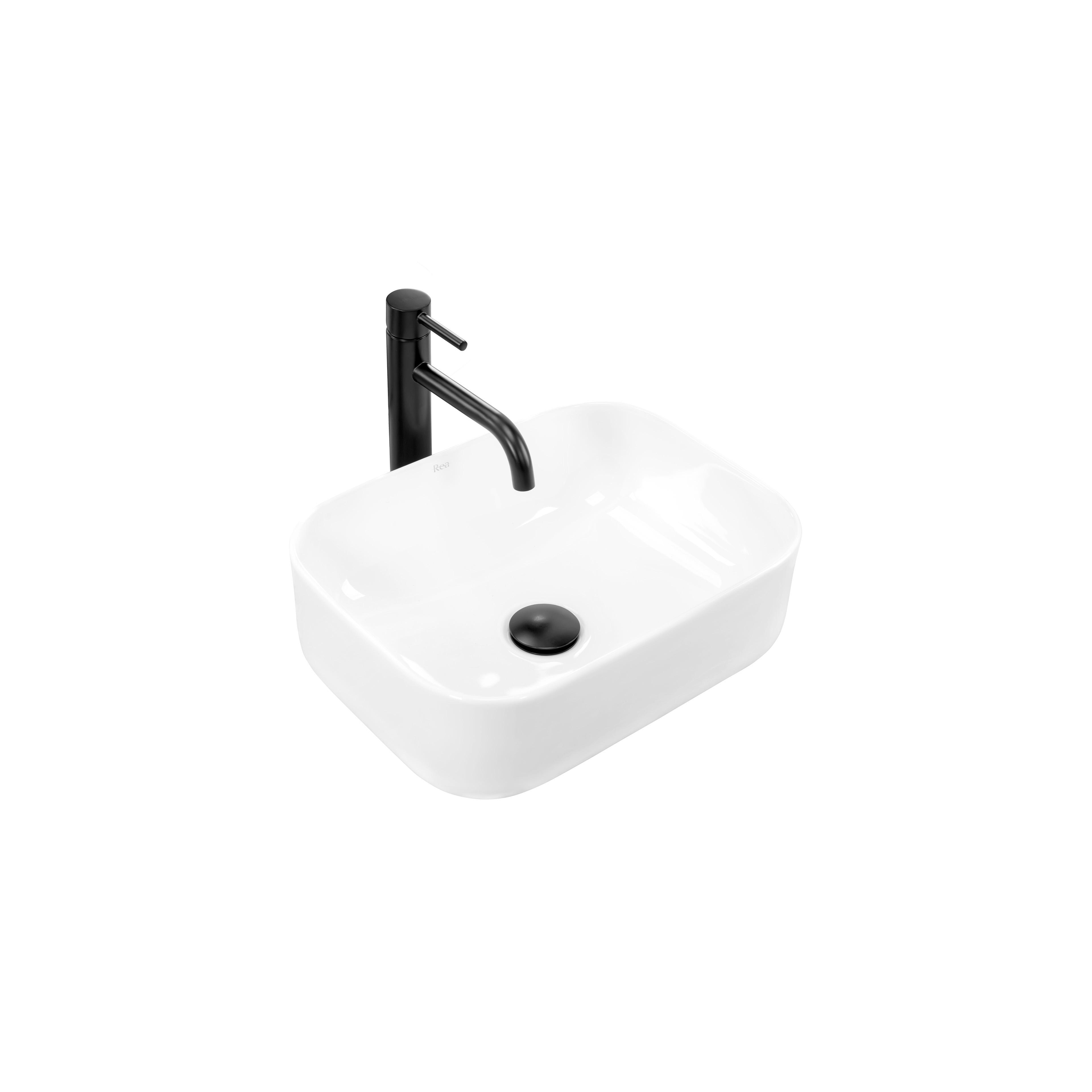 Vasque à poser Rea Demi Mini White