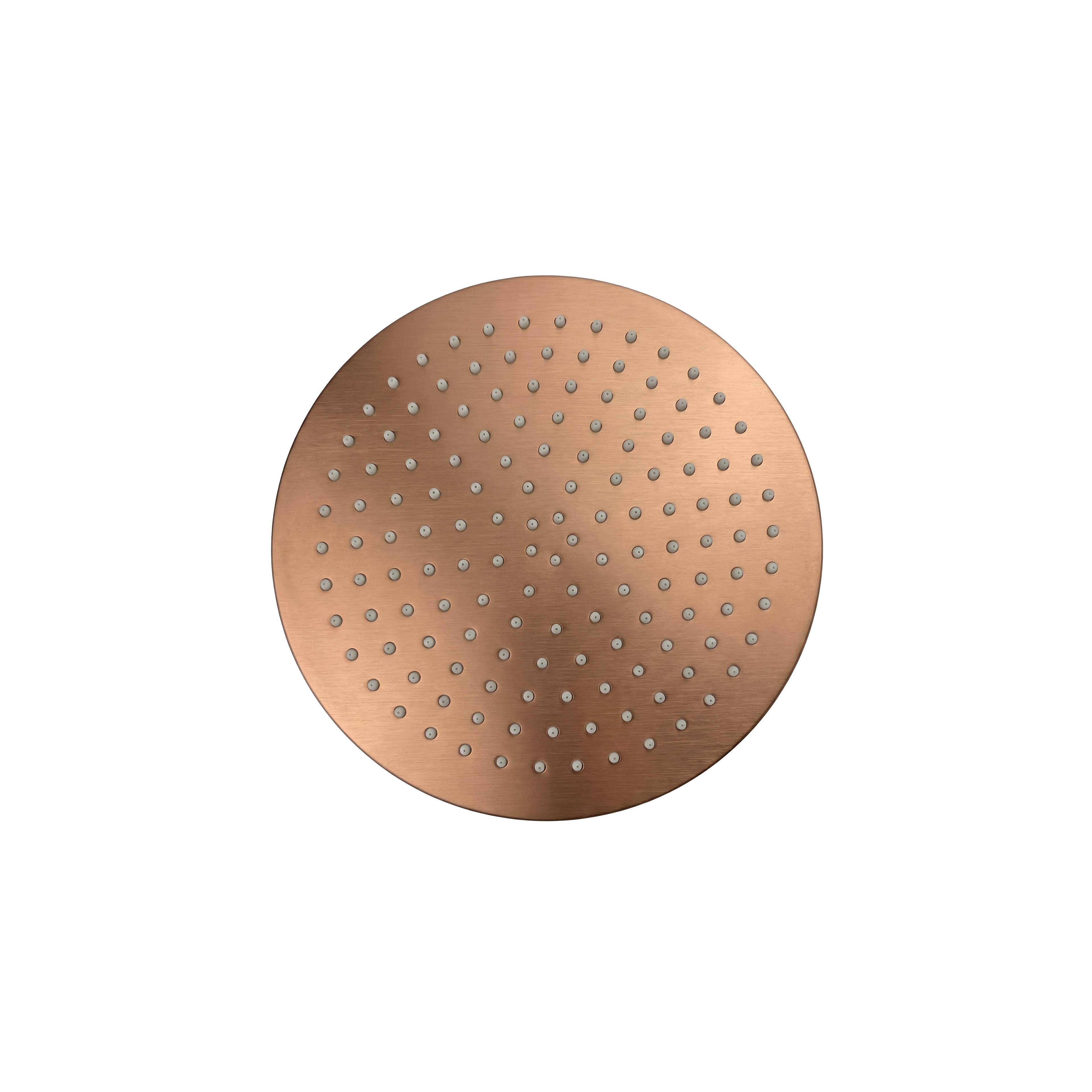 Kerek esőztető zuhanyfej REA JS-P014BRG 30cm Brush Copper