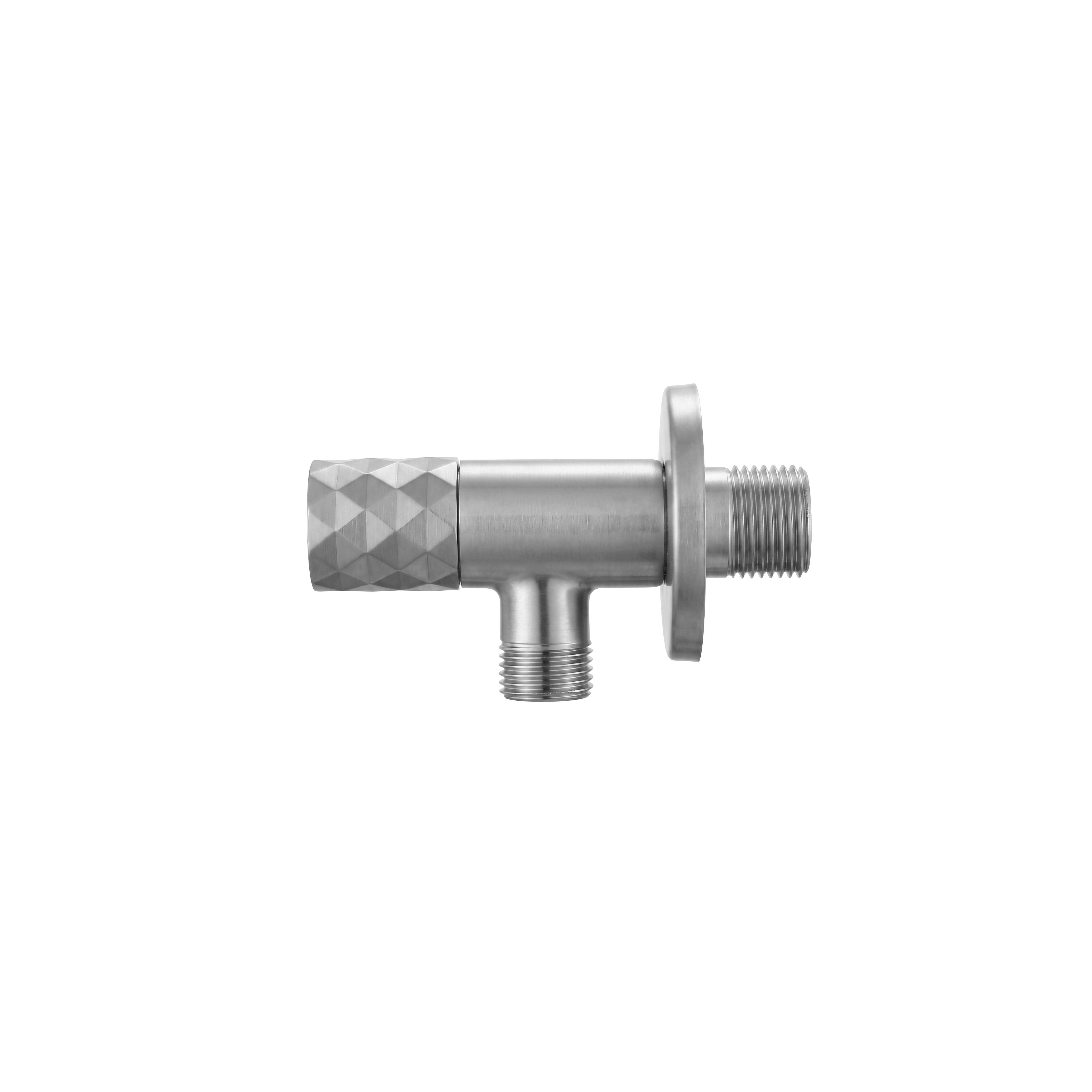 Vinkelventil Diamond 03 1/2" x 3/8" Brush Nickel
