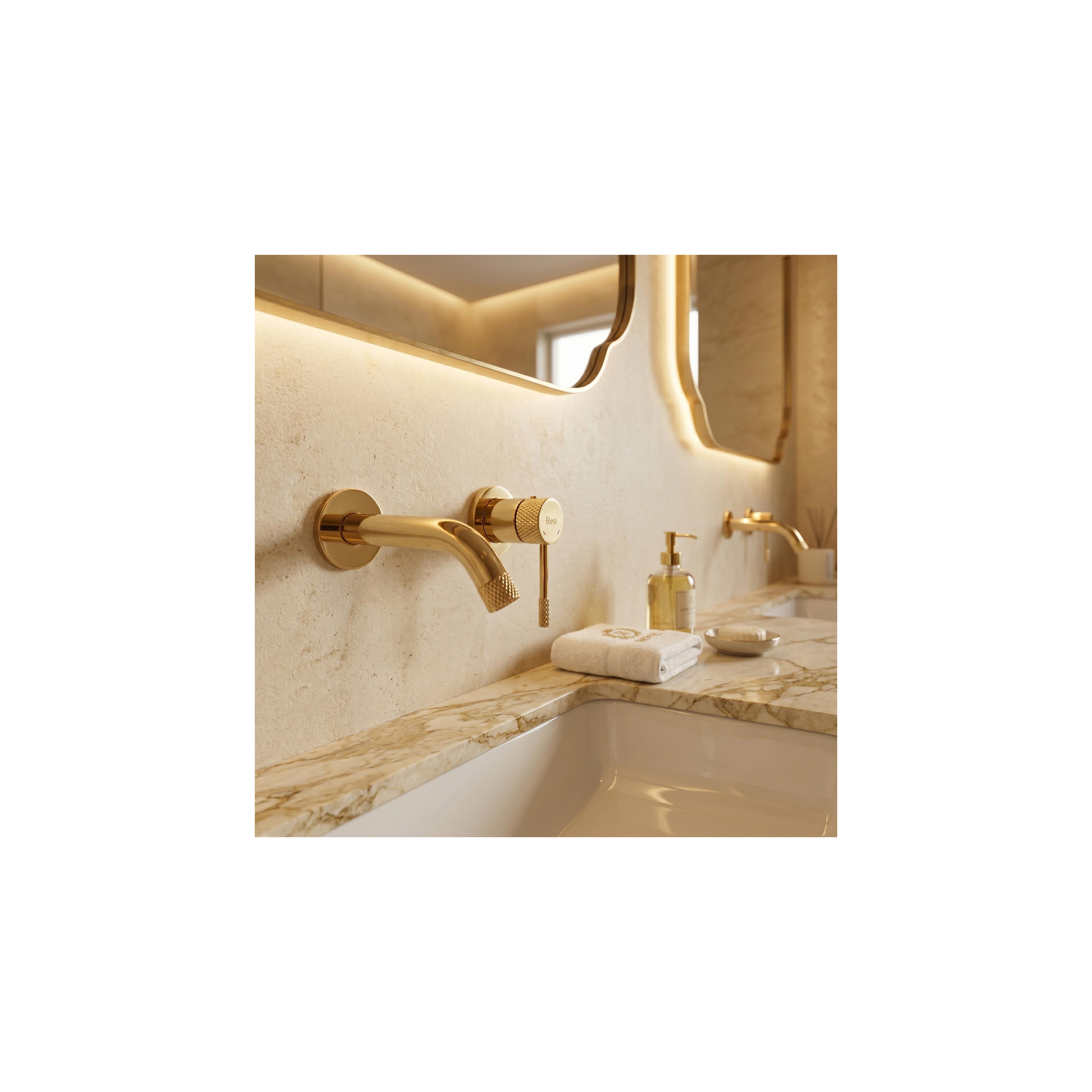Wall Mounted faucet REA Venti Gold