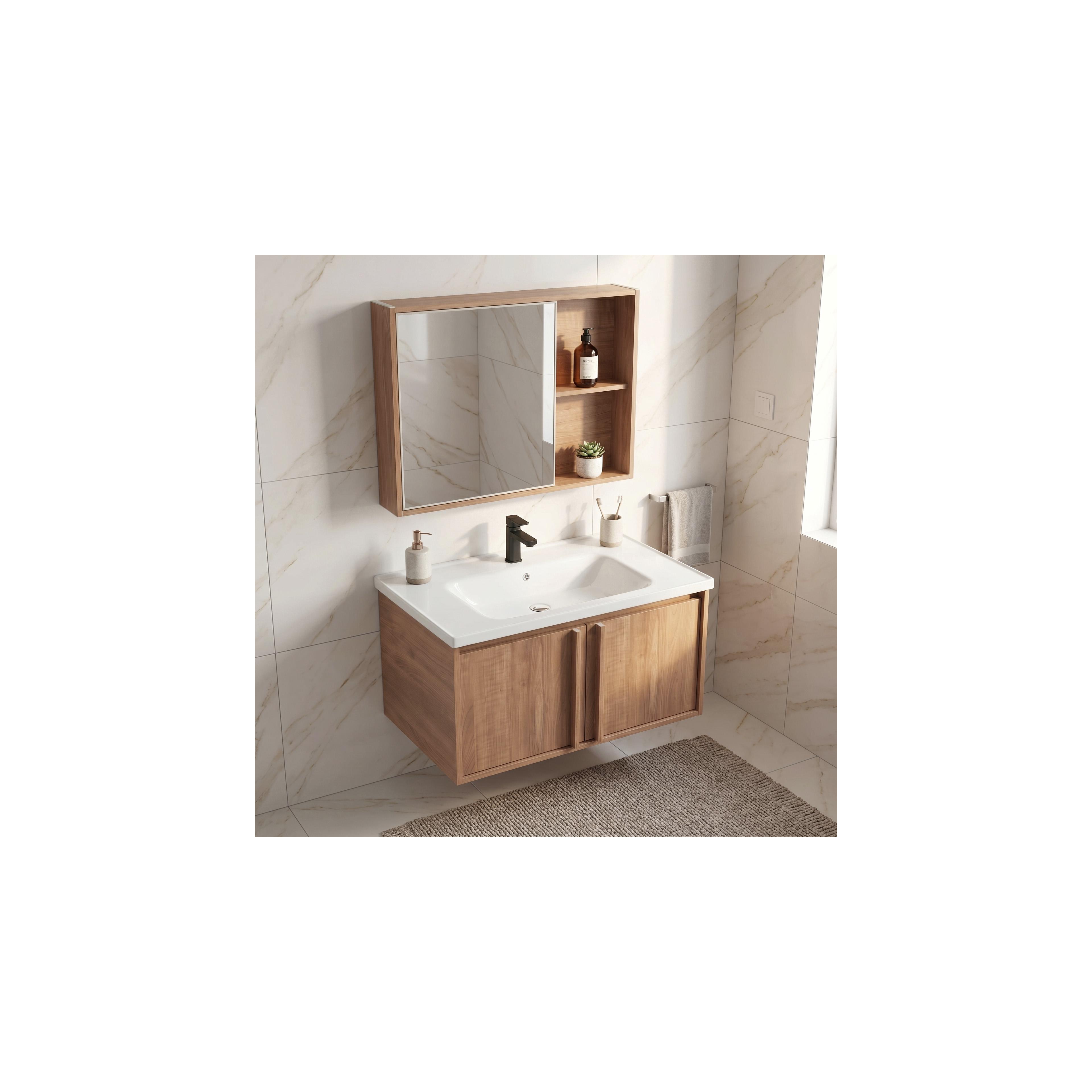 Badezimmermöbel-Set mit Waschbecken Gama T25023 HHL 80CM