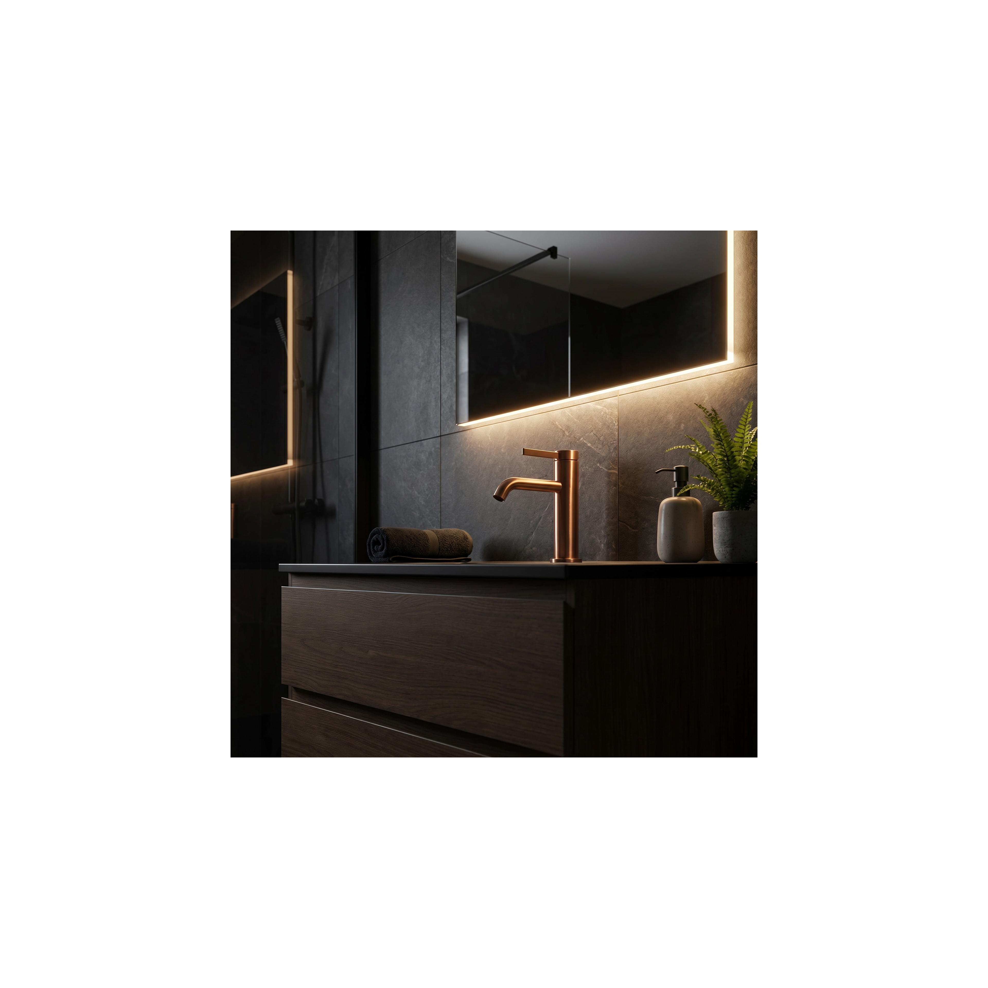 Bathroom faucet Rea Rivo Brush Copper