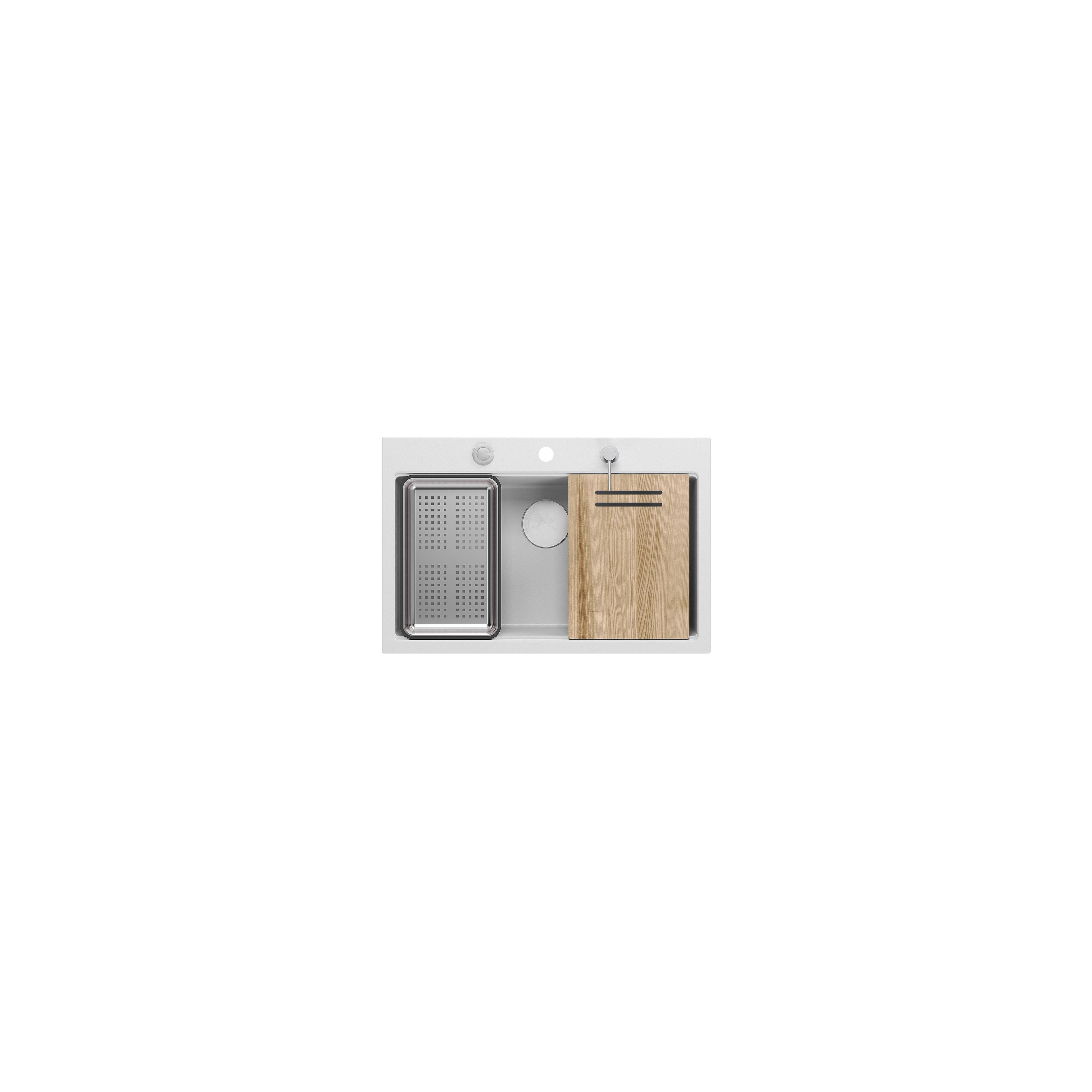 Pia de granito branco MARC 110 WORKSTATION
