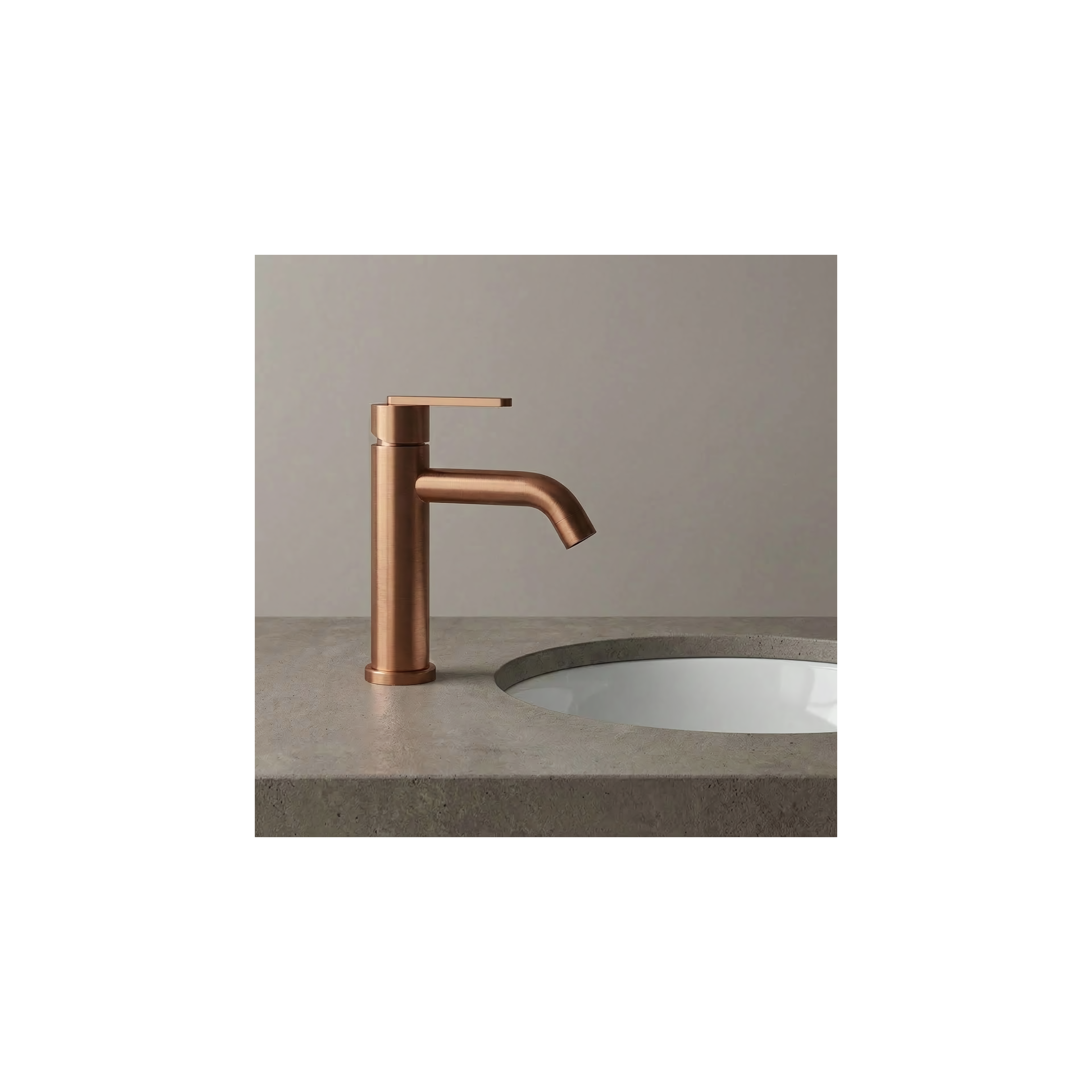 Waschbeckenarmatur Rea Ontario Brush Copper
