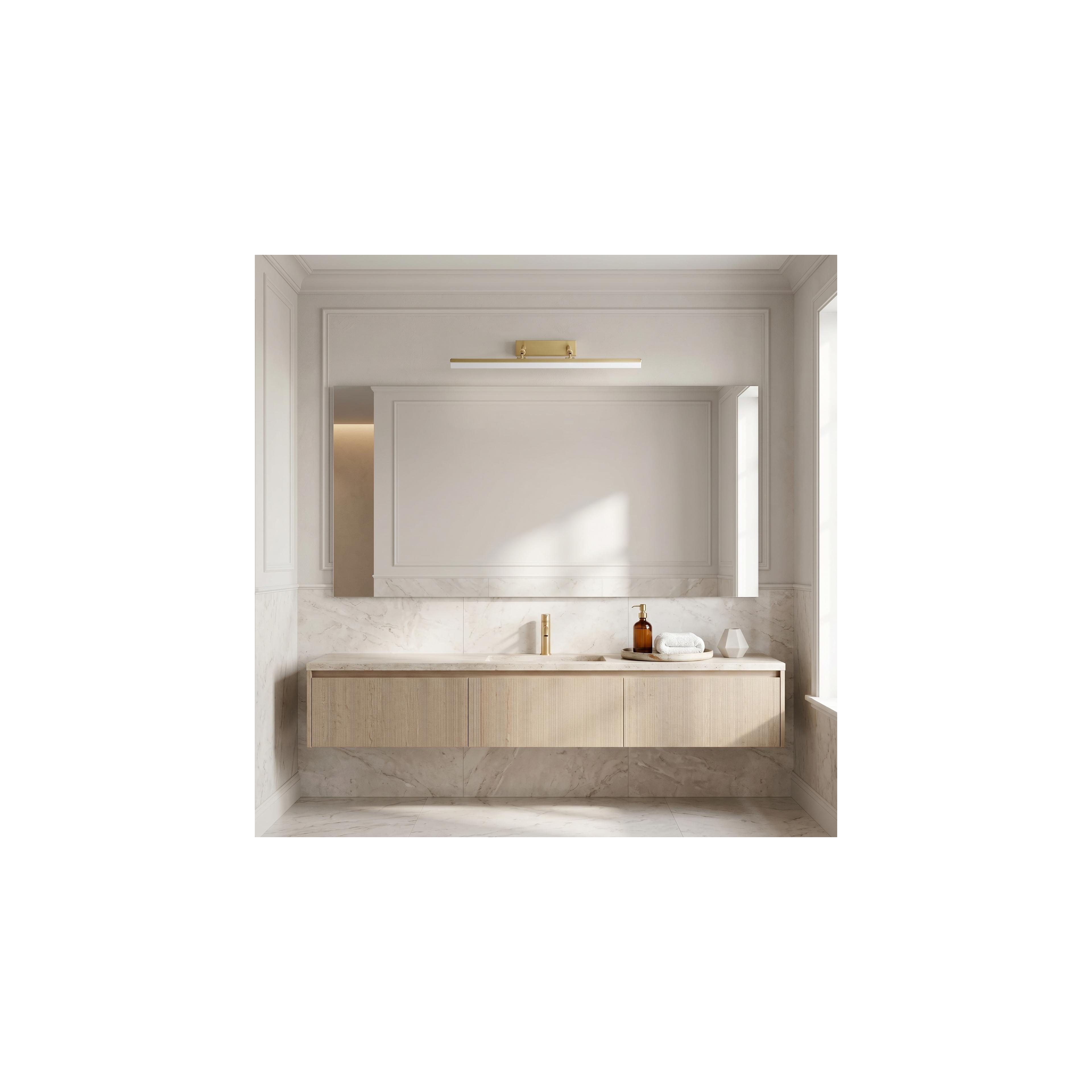 Bad LED-Wandleuchte APP1876-1W 60cm BRUSH GOLD