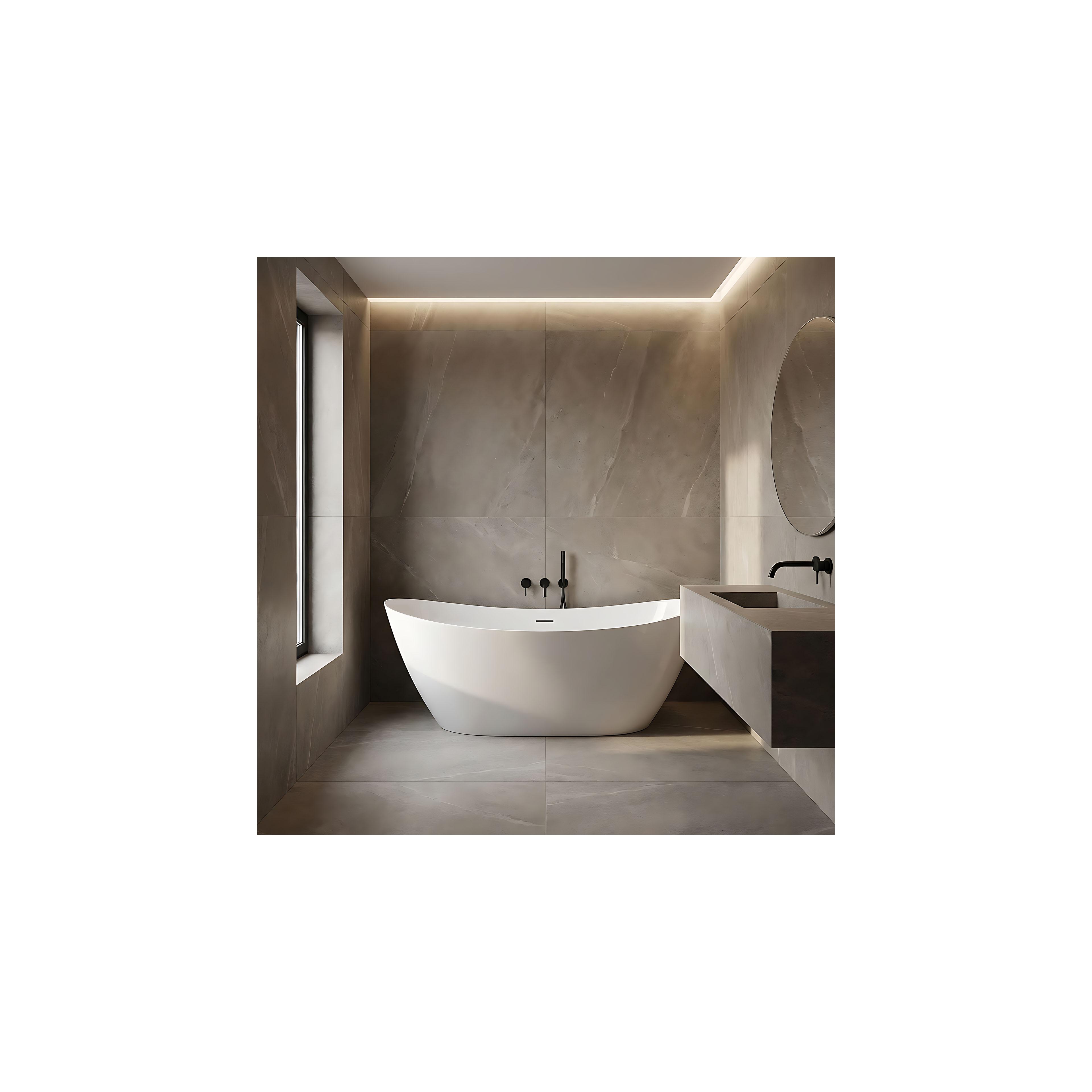 Freistehende Badewanne Rea Ferrano Slim 160