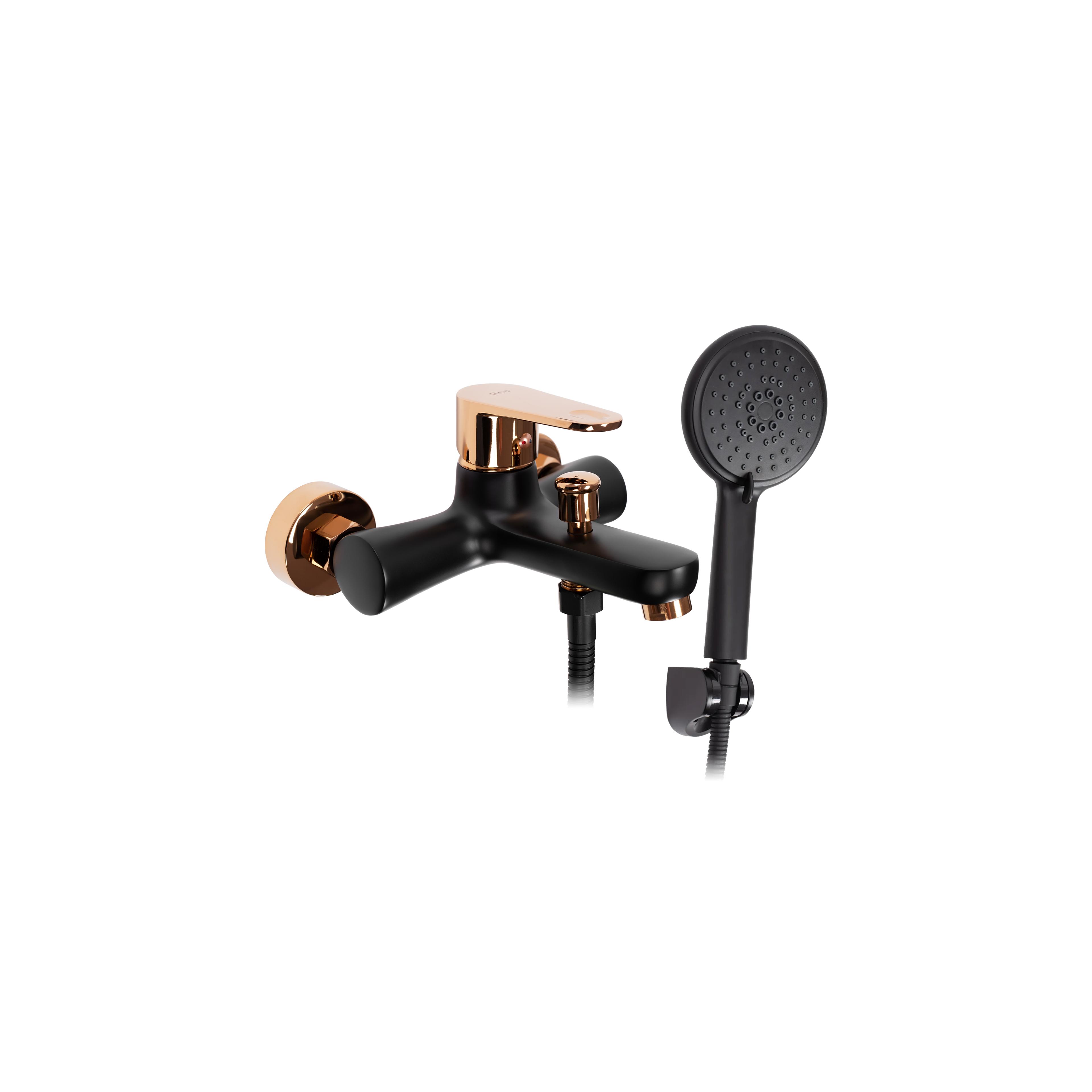 Wannenarmatur REA Mild Black Rose Gold