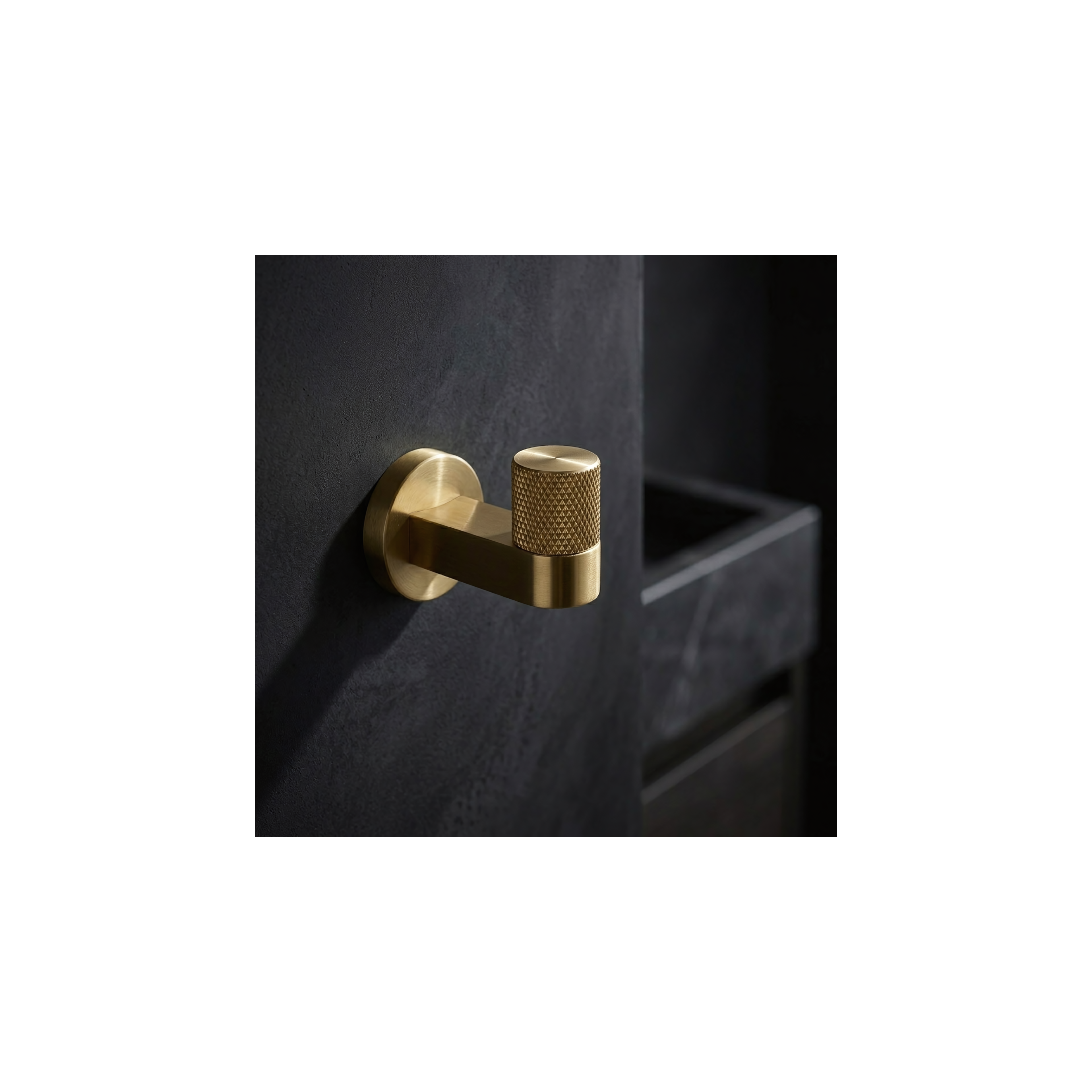 Bathroom hook 39104 ORI Brush Gold