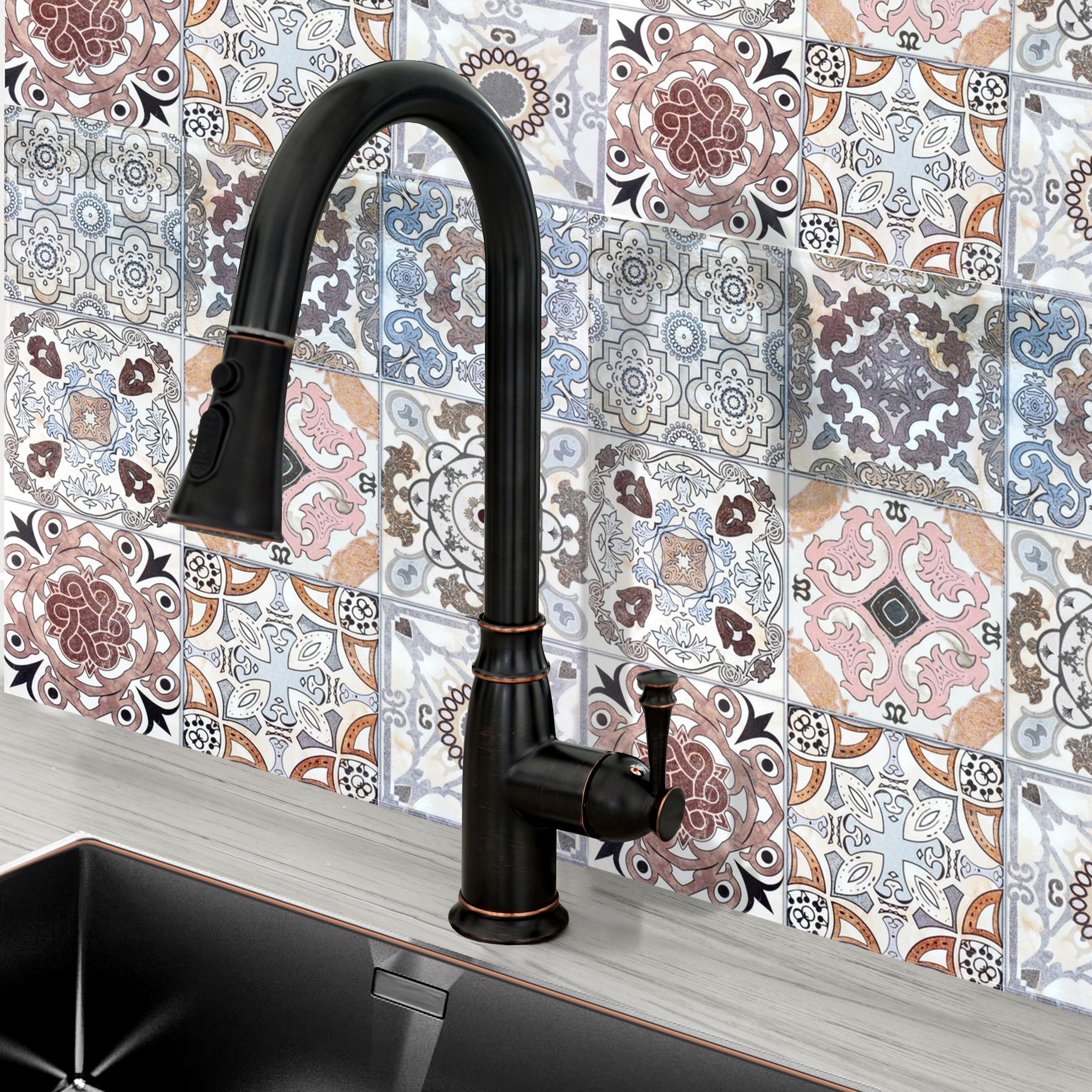 Küchearmatur Rea Deco Old Black high