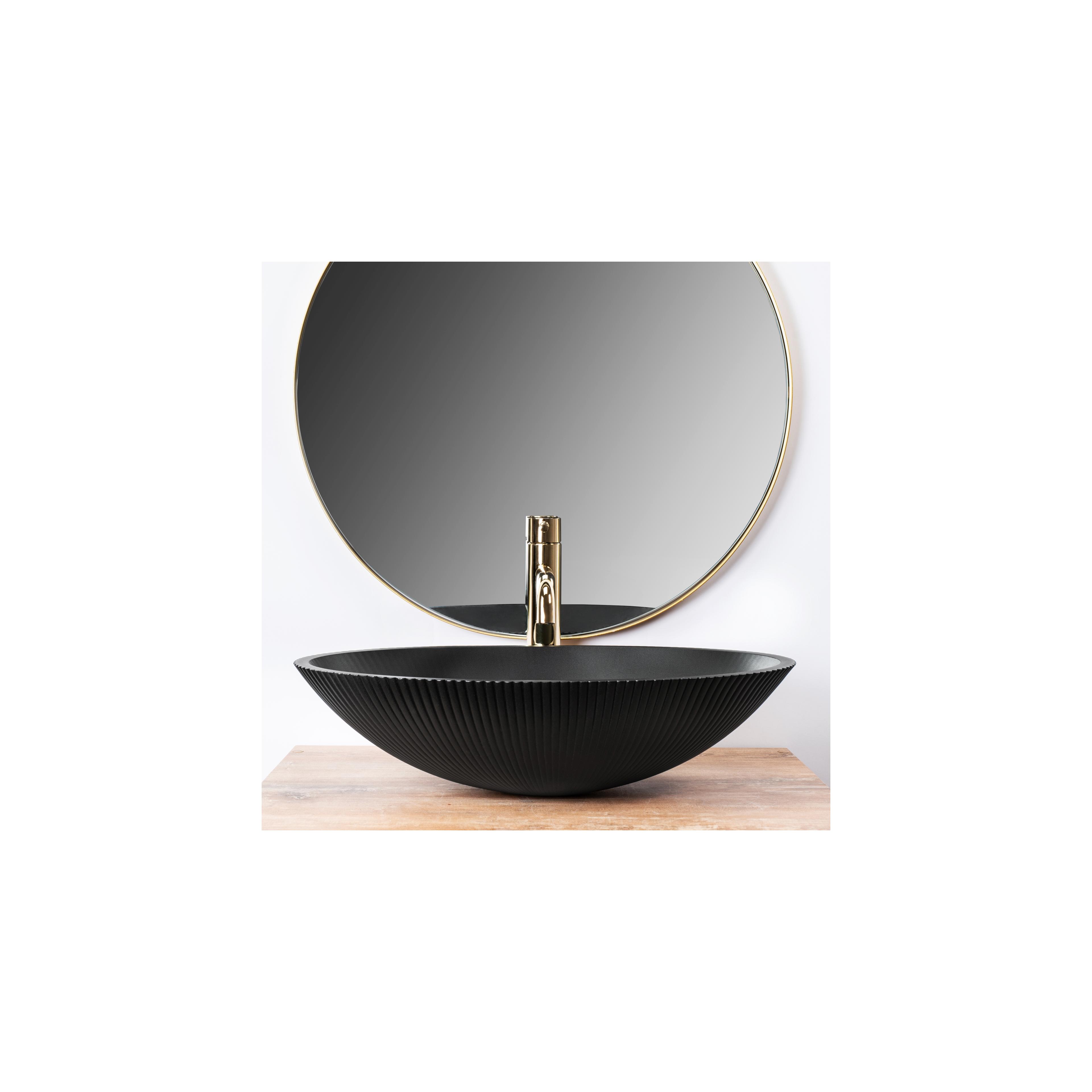 Lavabo sobre encimera REA DELLA Black Matt