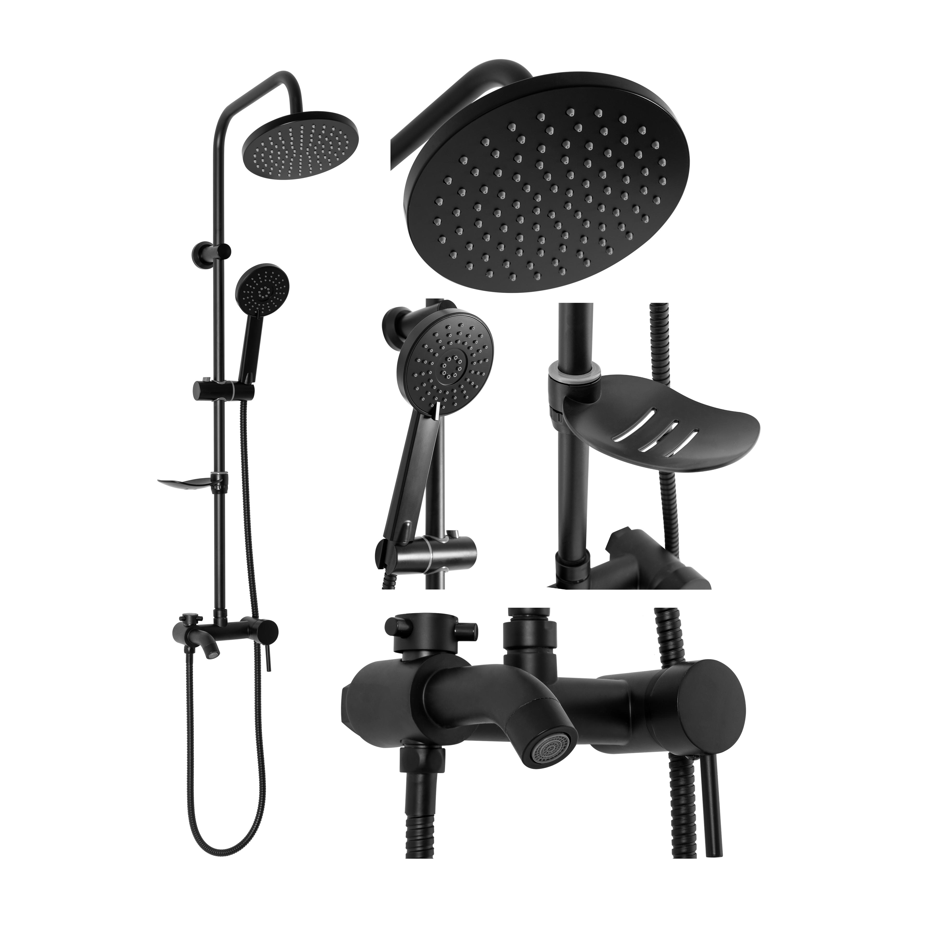 Shower set REA LUIS Black