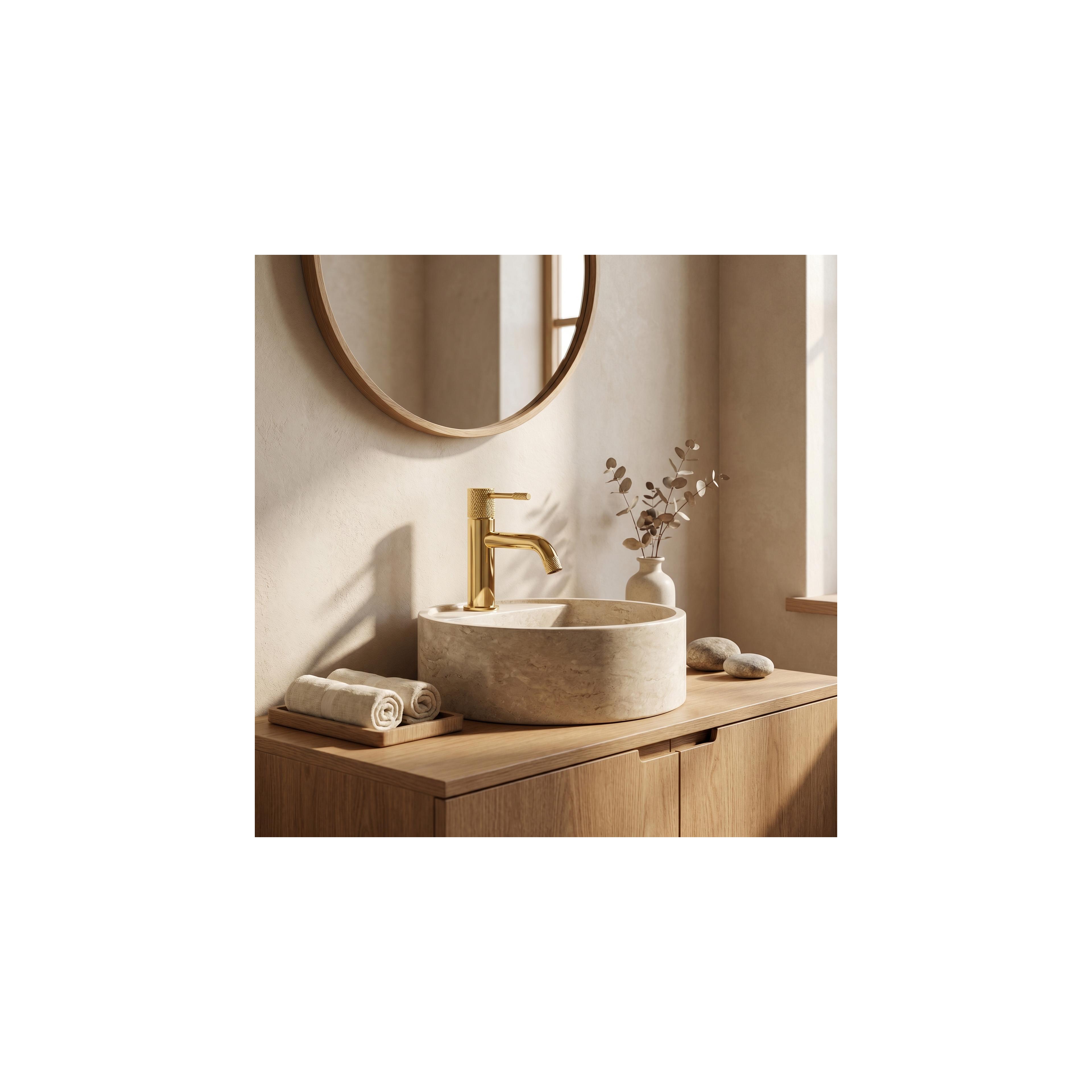 Waschbeckenarmatur Rea Venti Gold Low