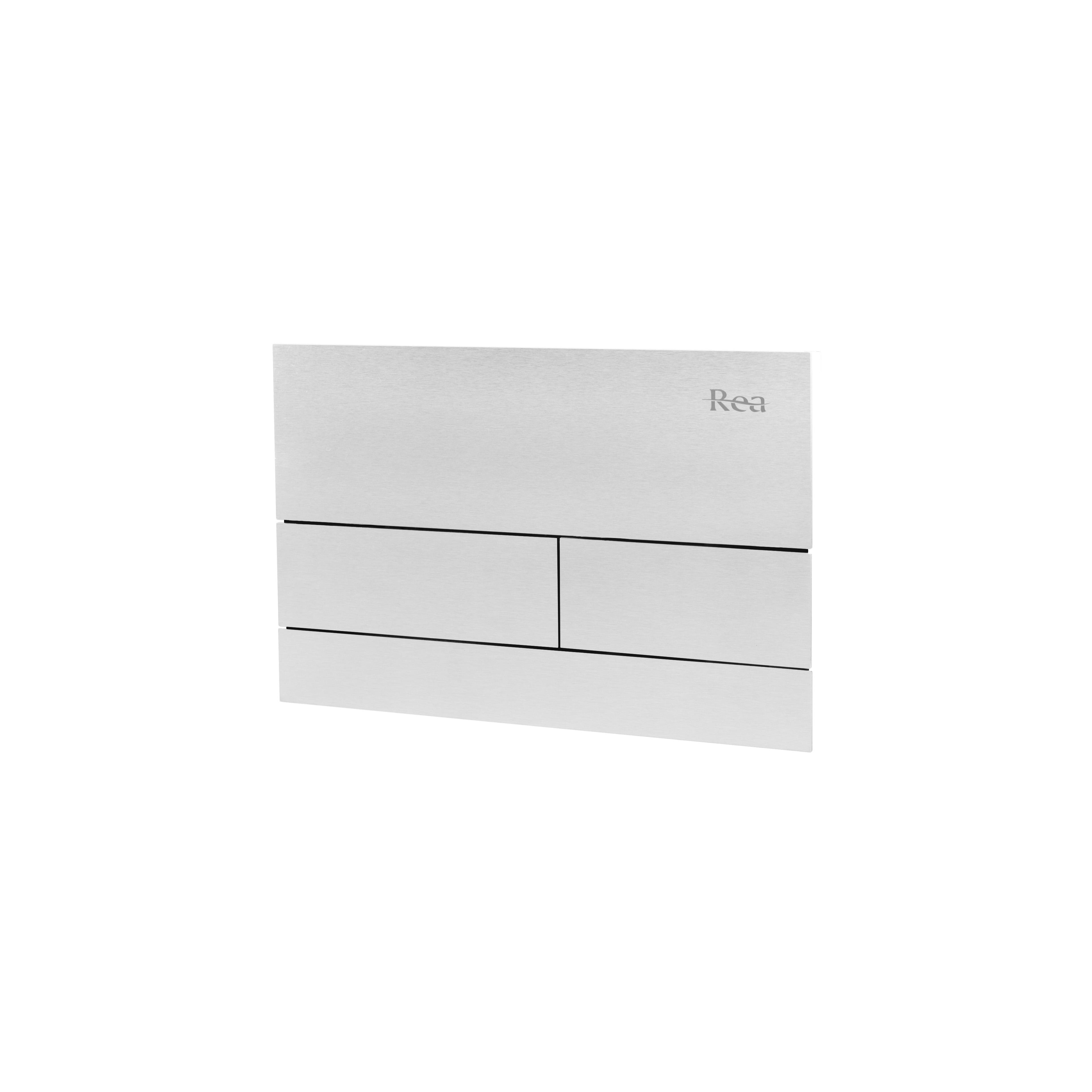 WC öblítő gomb K011A-Q és Slim024N Rea T Brush Steel
