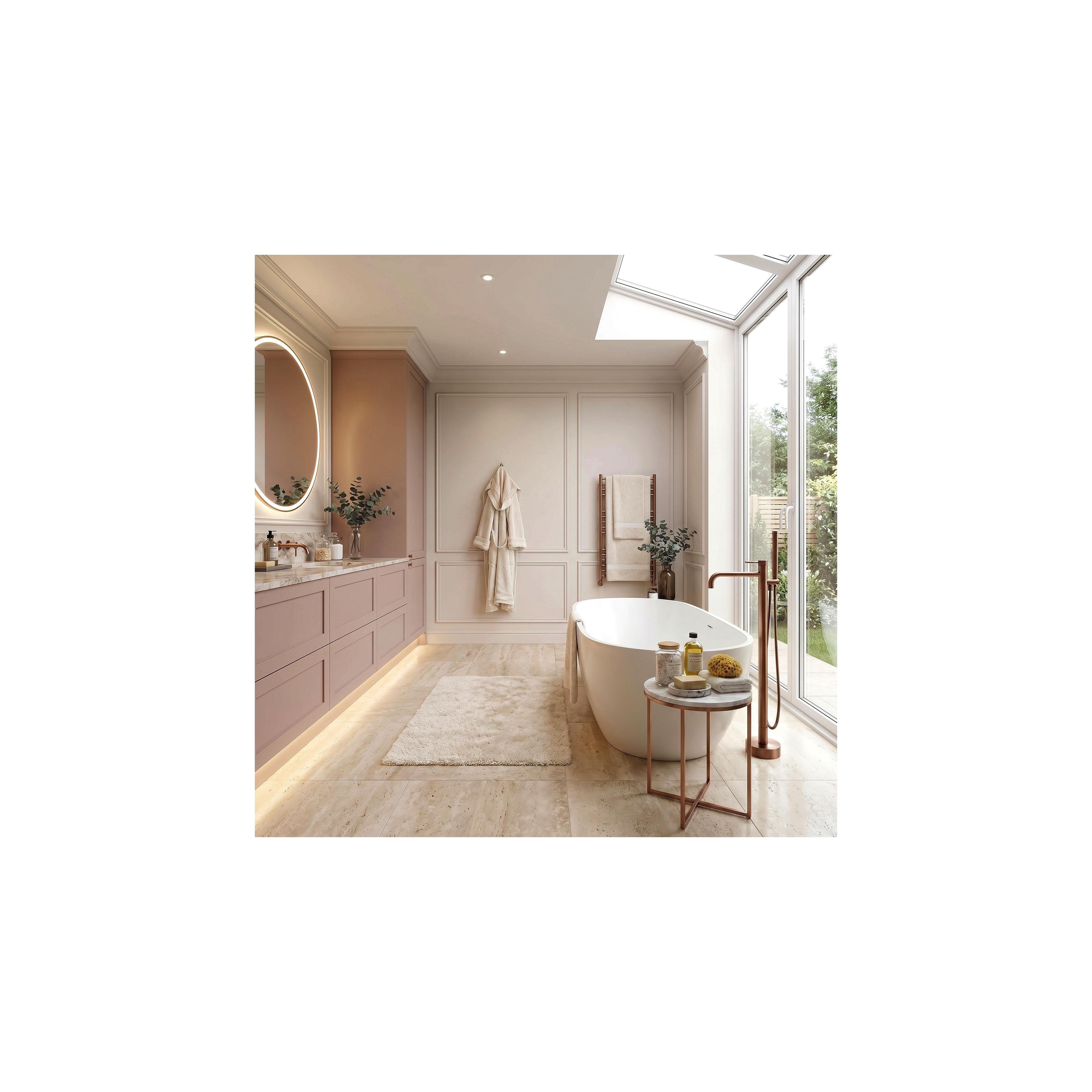 Free-standing faucet Rea Venti Brush Copper