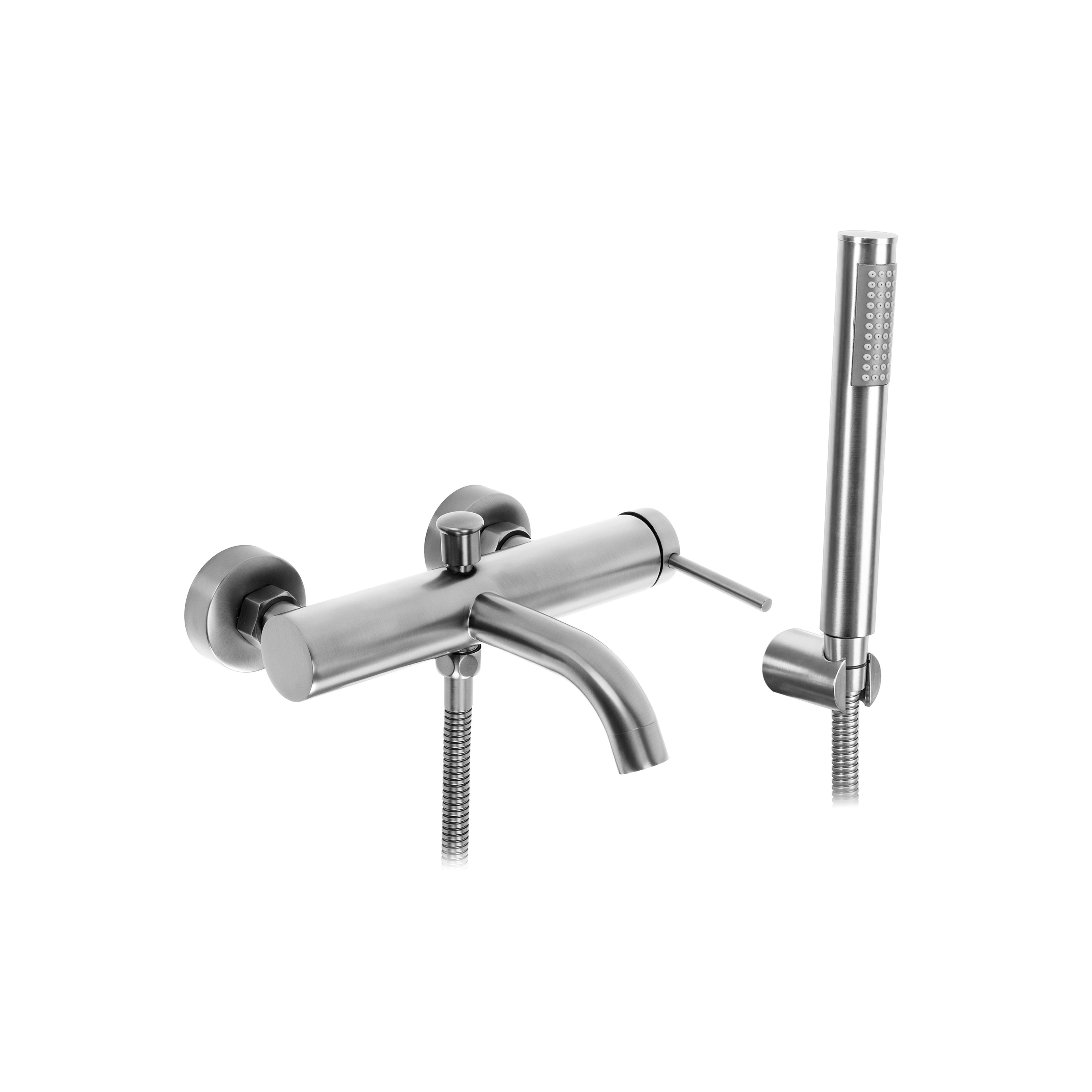 Wannenarmatur Rea Spot Nickel Brush