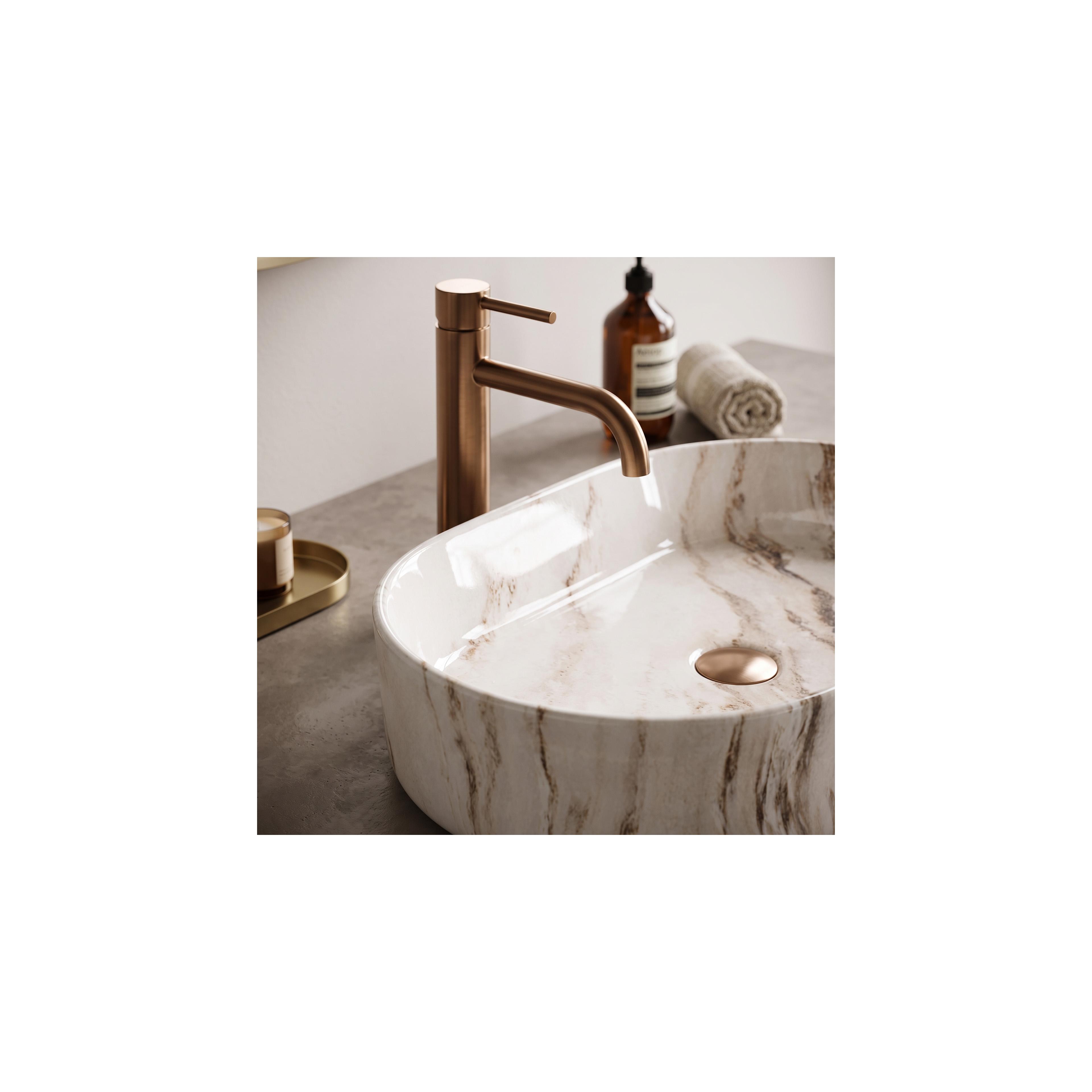 Countertop washbasin REA Nadia 60 Marrone
