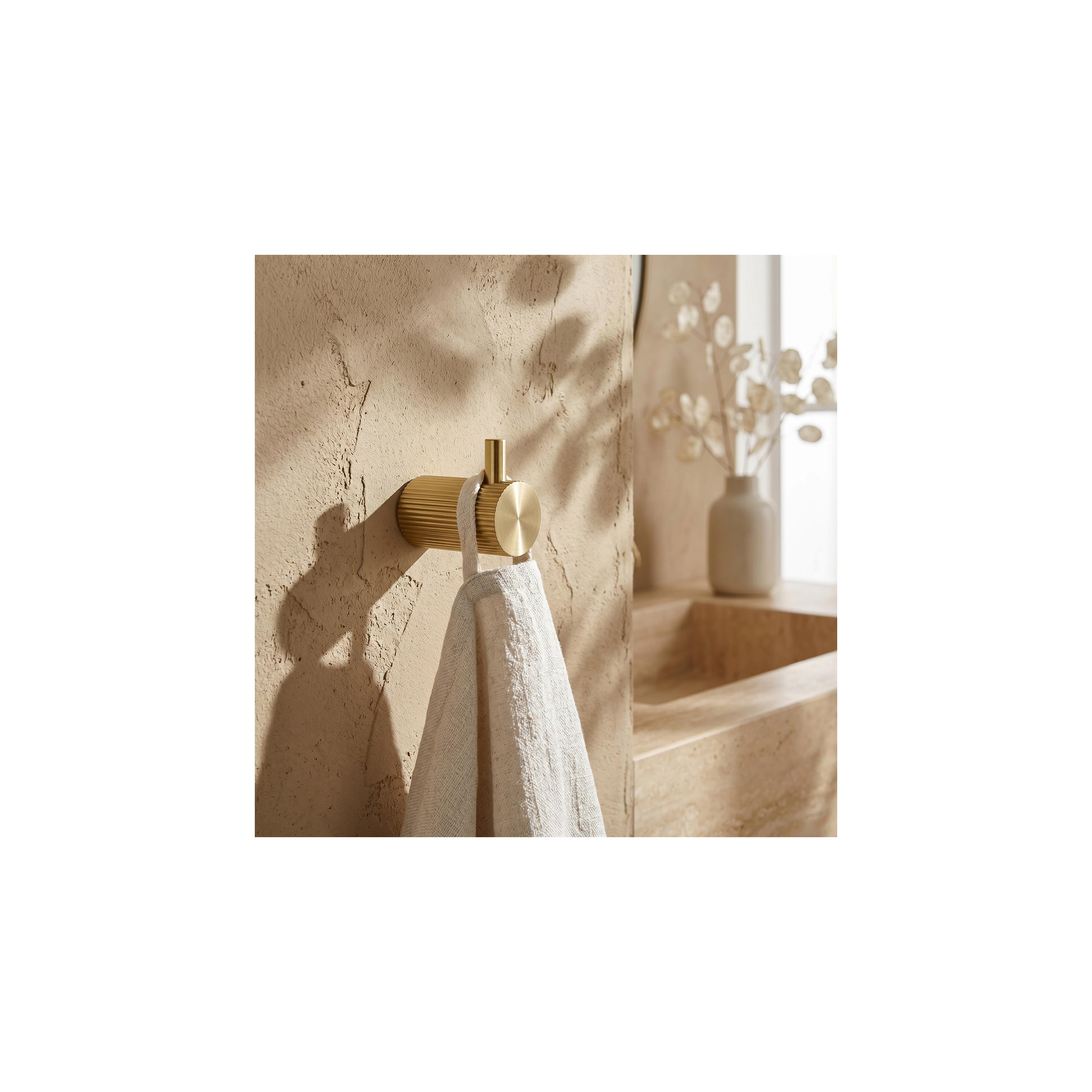 Badezimmerhaken 64104 SOLO Brush Gold
