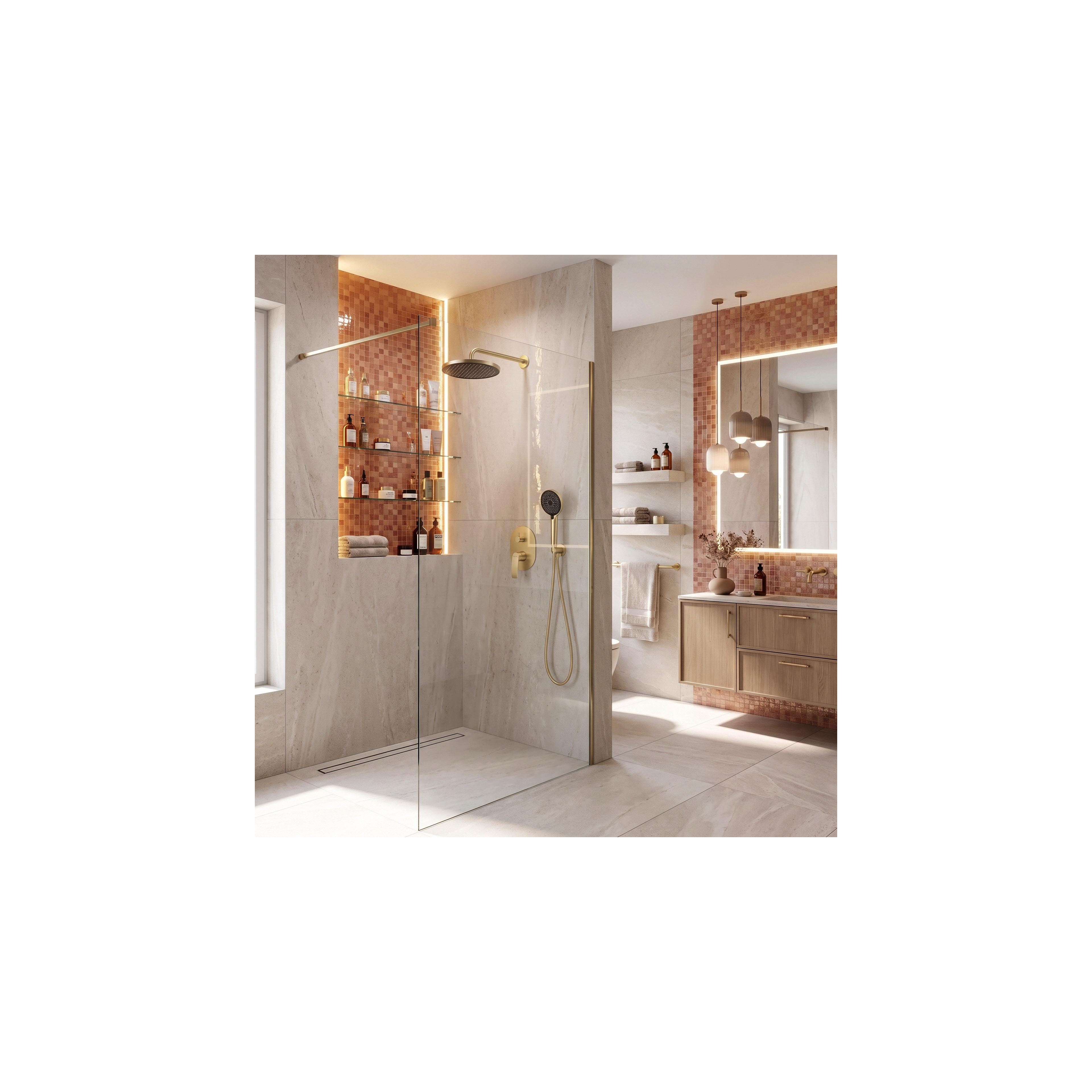 Душ система за вграждане Rea Como M2 Brush Gold  + BOX