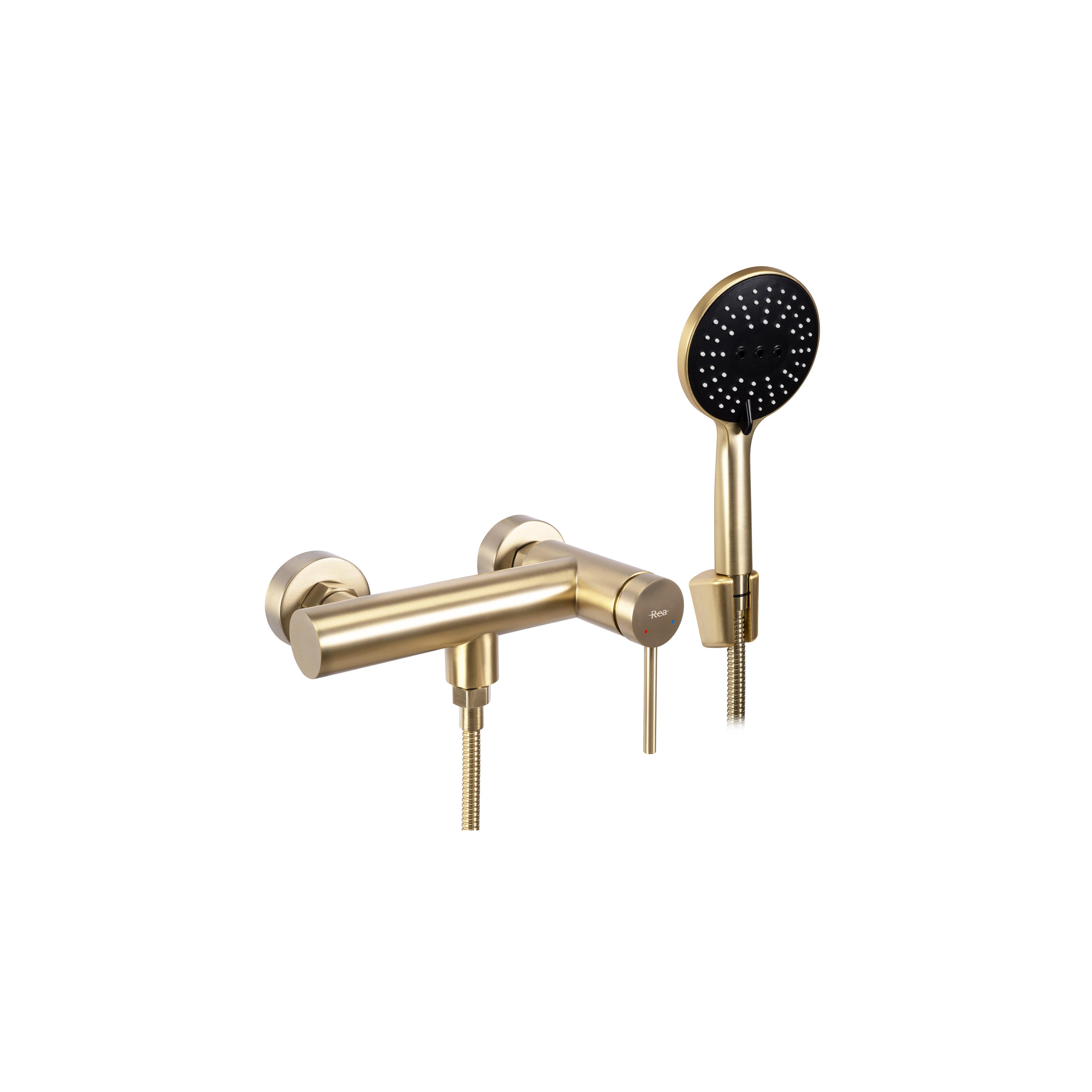 Duscharmatur REA Clif Brush Gold