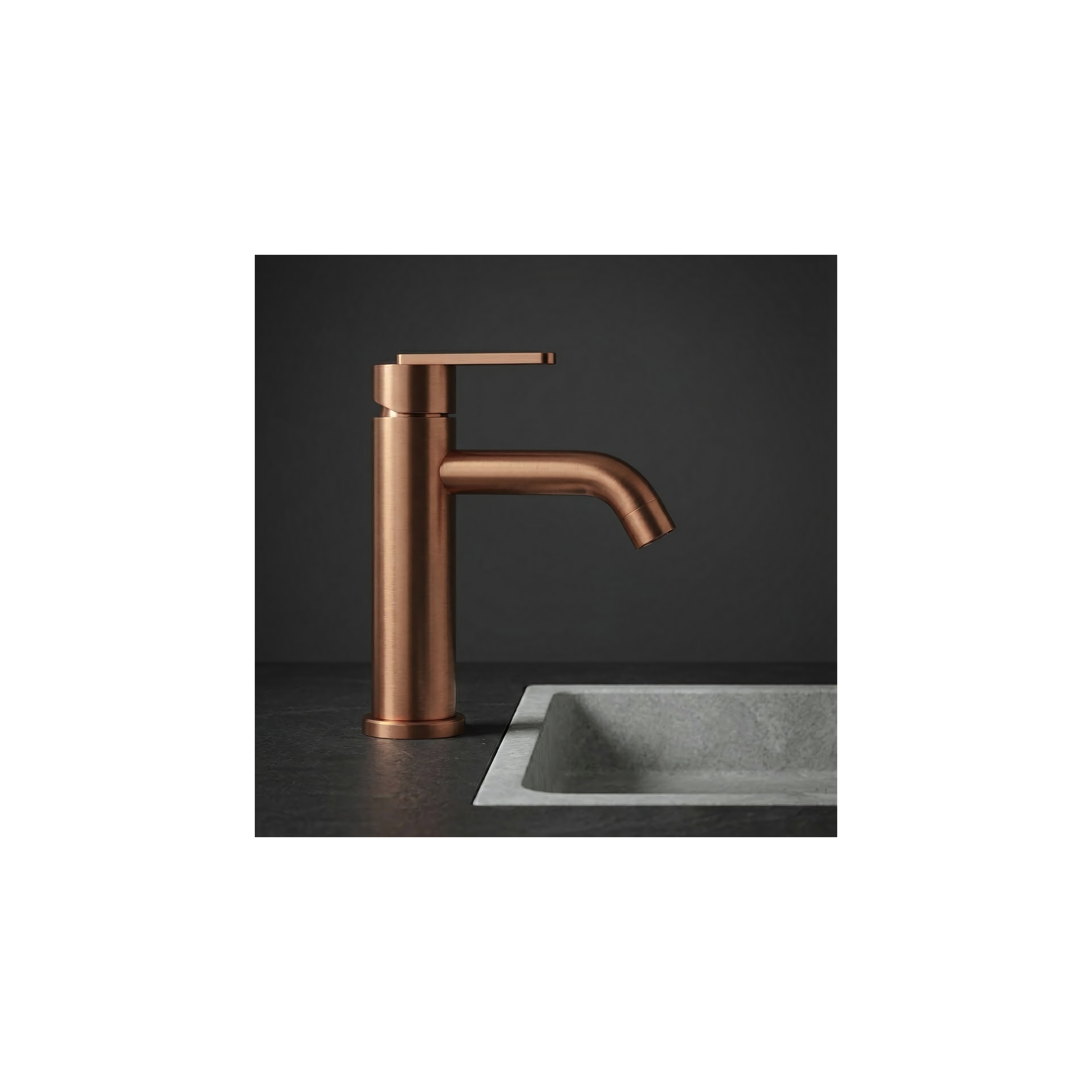 Waschbeckenarmatur Rea Ontario Brush Copper