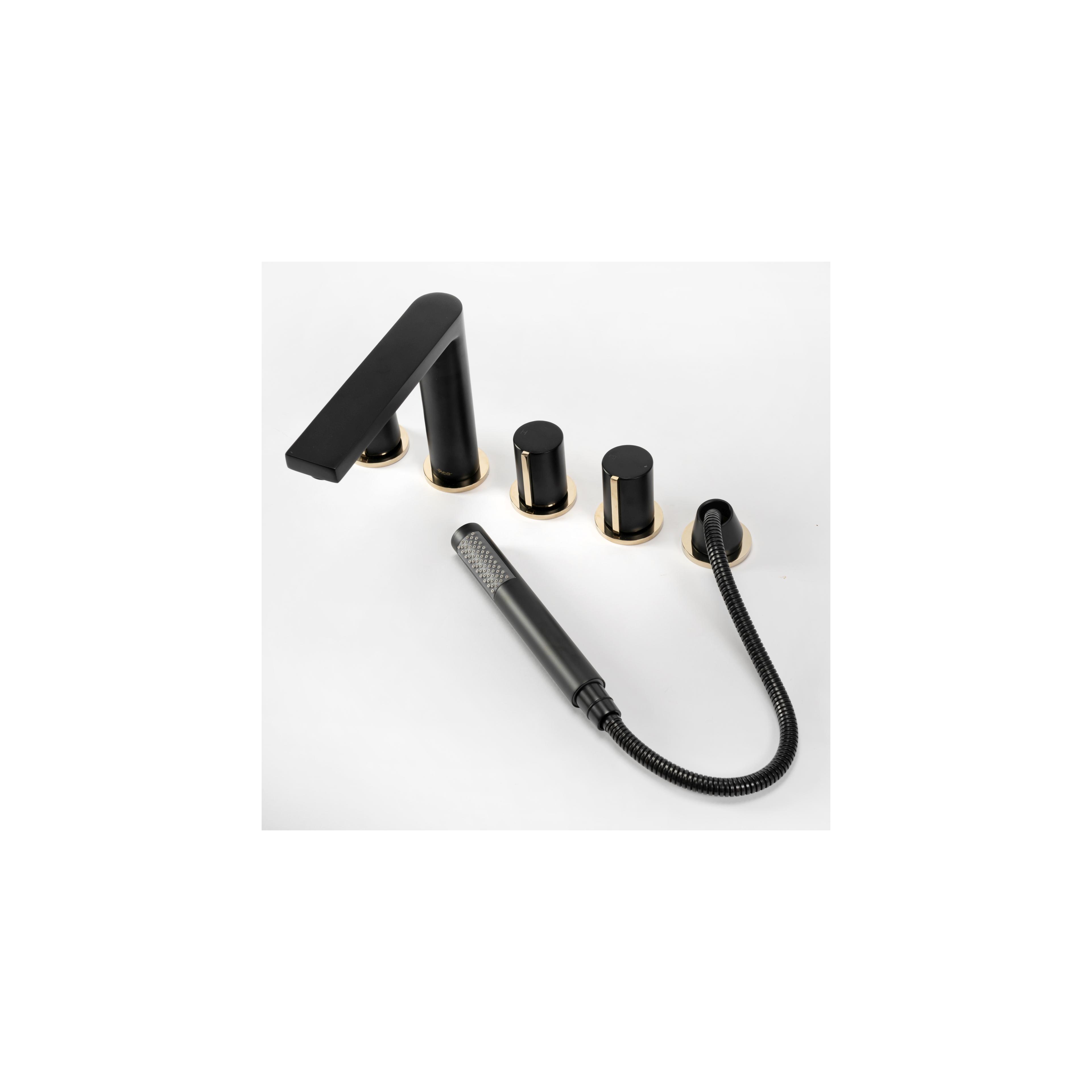Wannenarmatur Rea ICON Black Matt