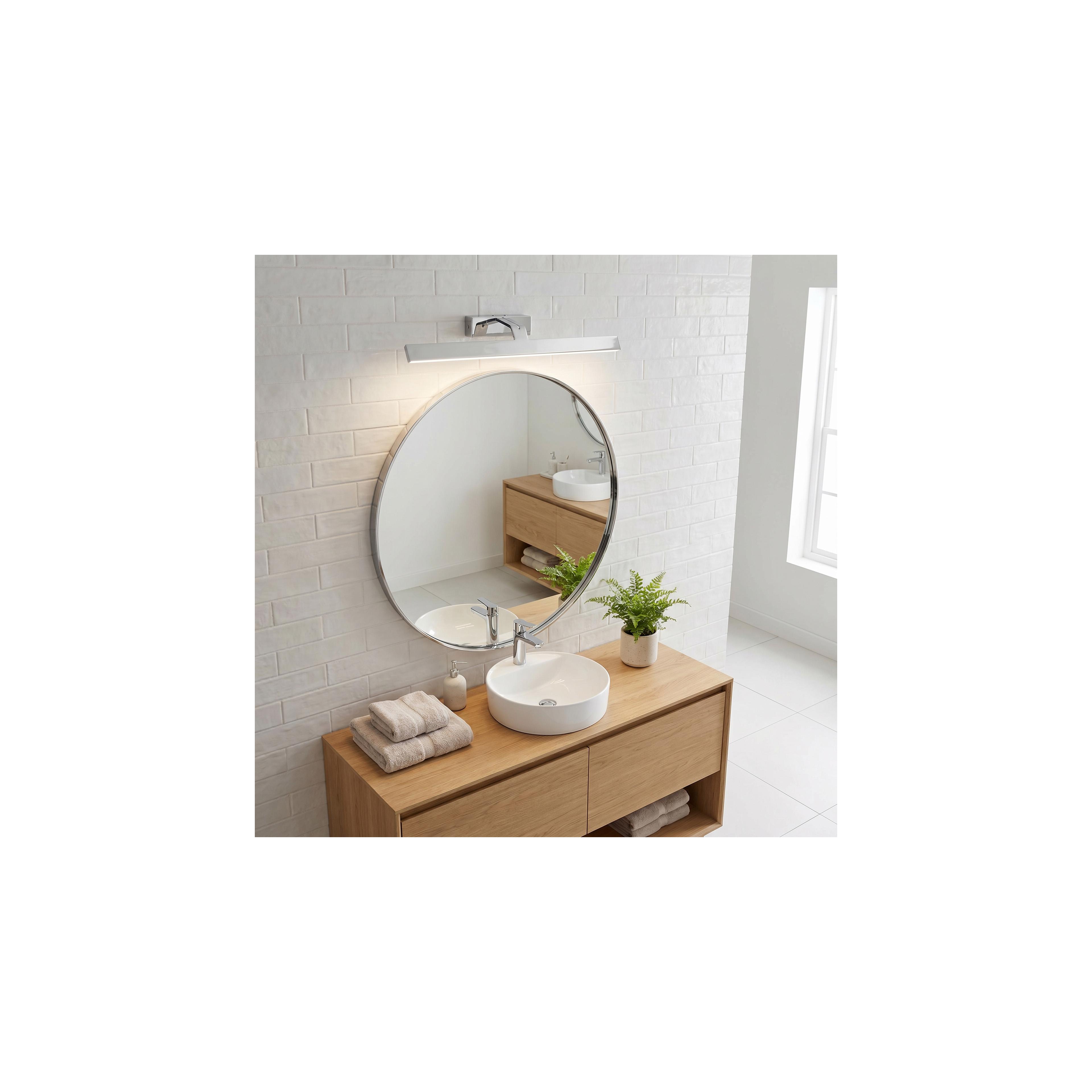 Bad LED-Wandleuchte SWE002-1W 58cm CHROME