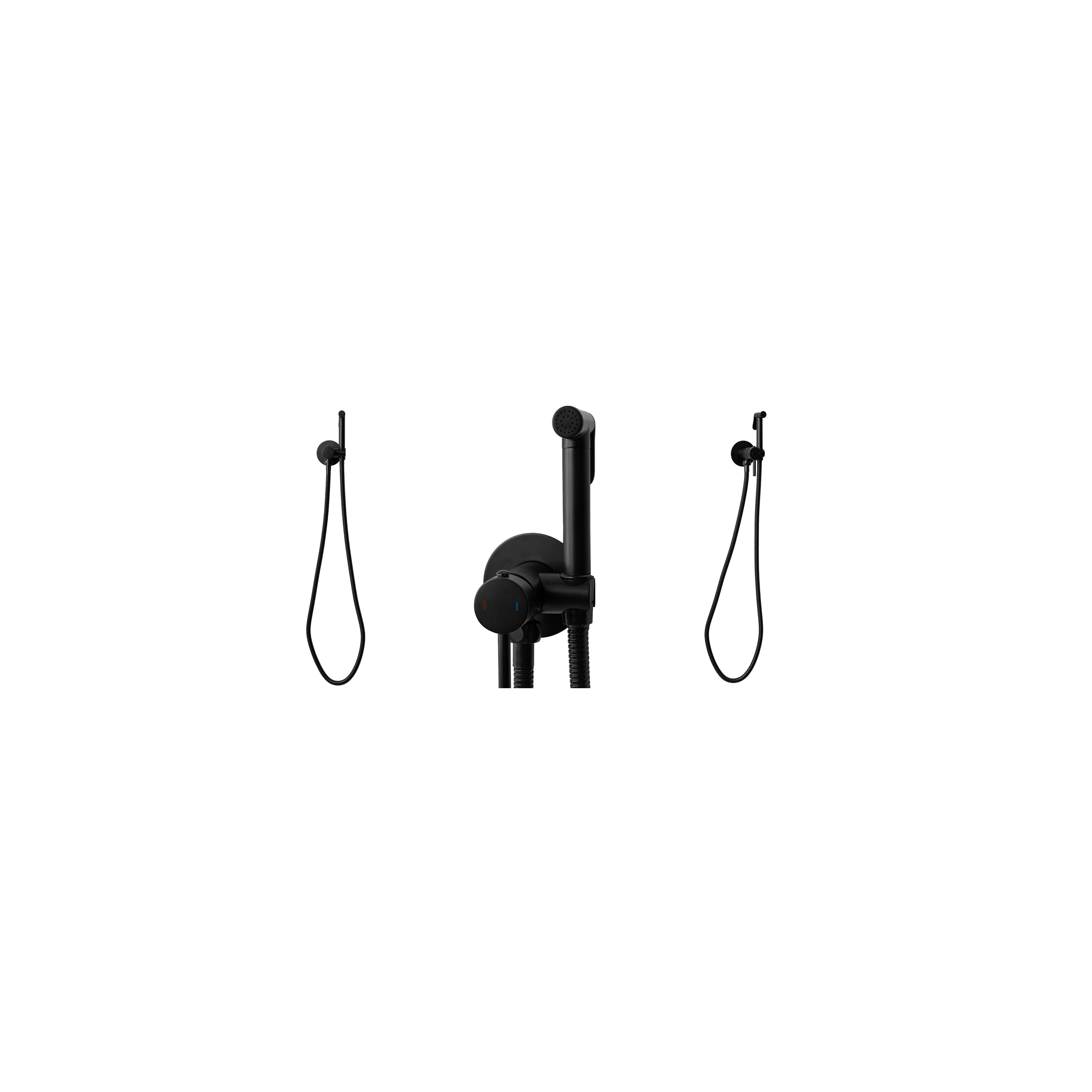 Bidetarmatur Lungo Loop Black