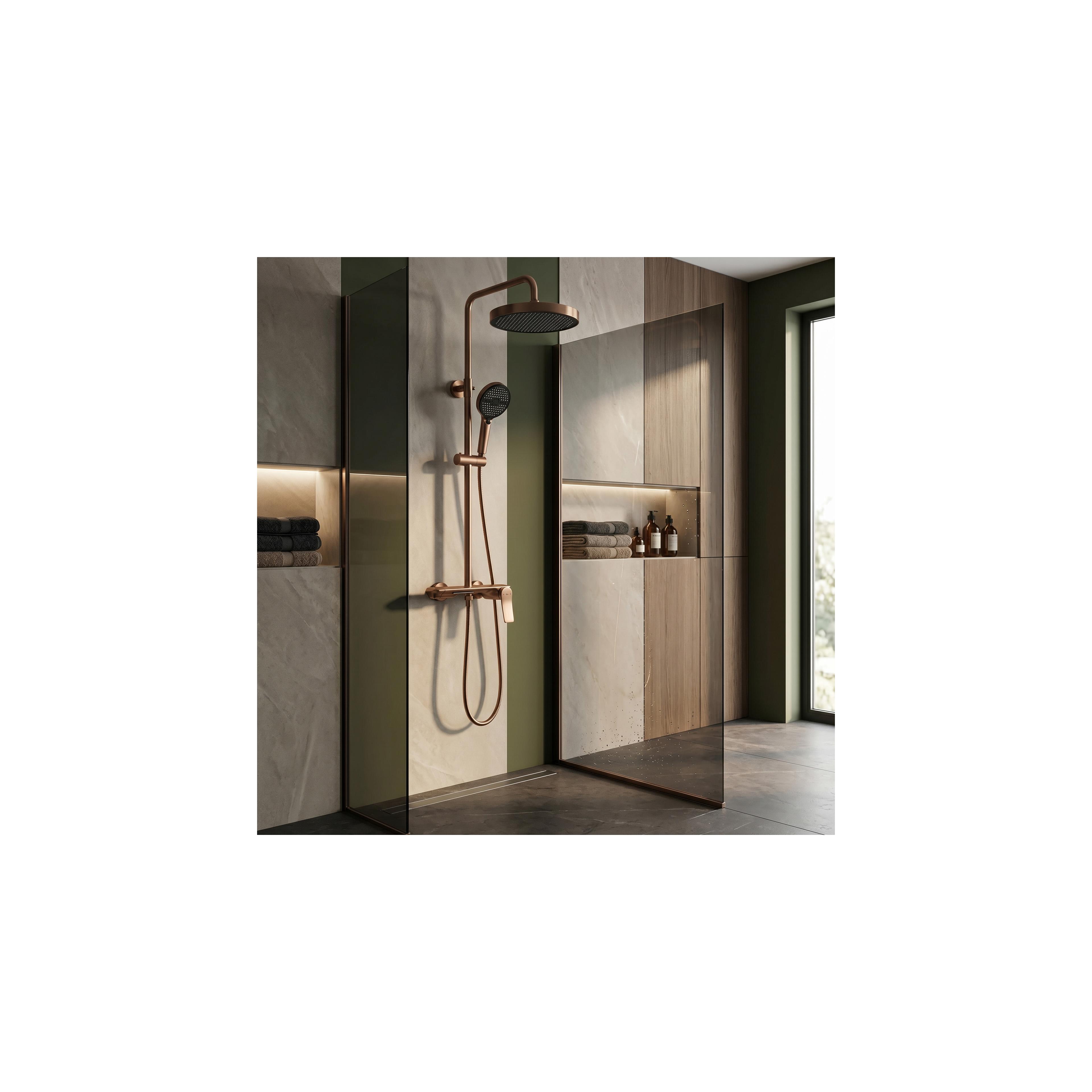 Shower set Rea Vision Brush Copper