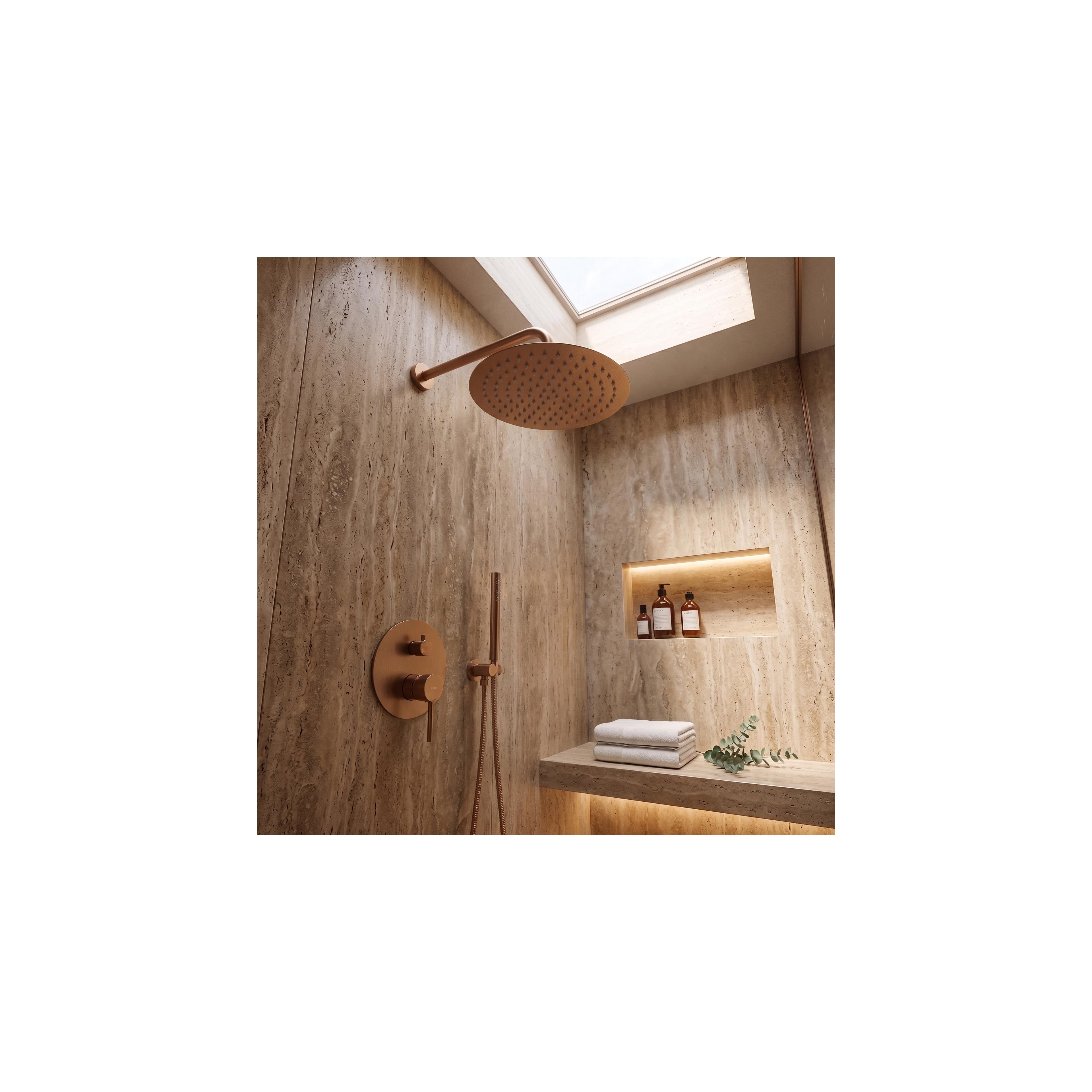 Shower system  Rea Lungo Copper Brush  + BOX