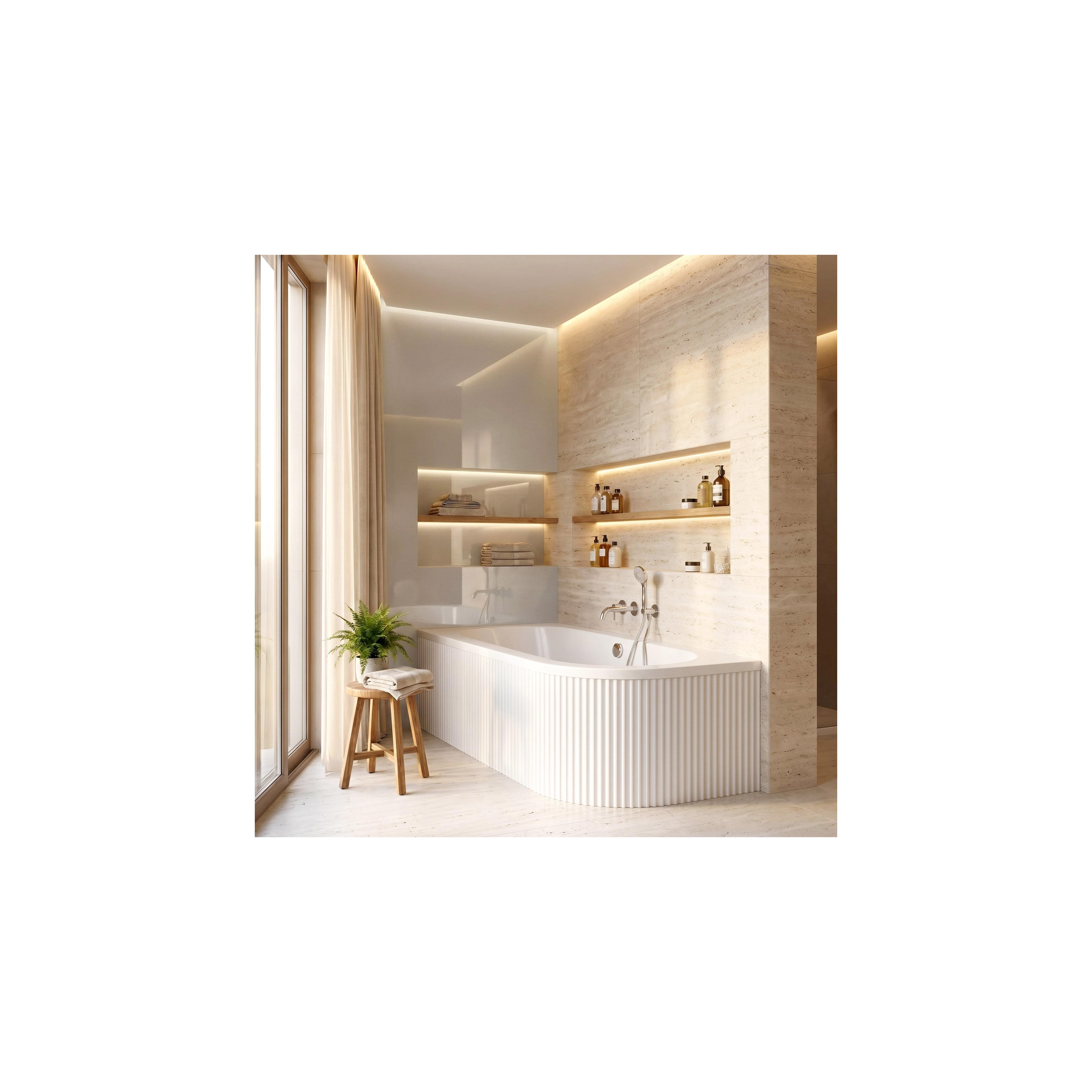 Acryl Eckbadewanne Rea Orion Stripe Left 170cm