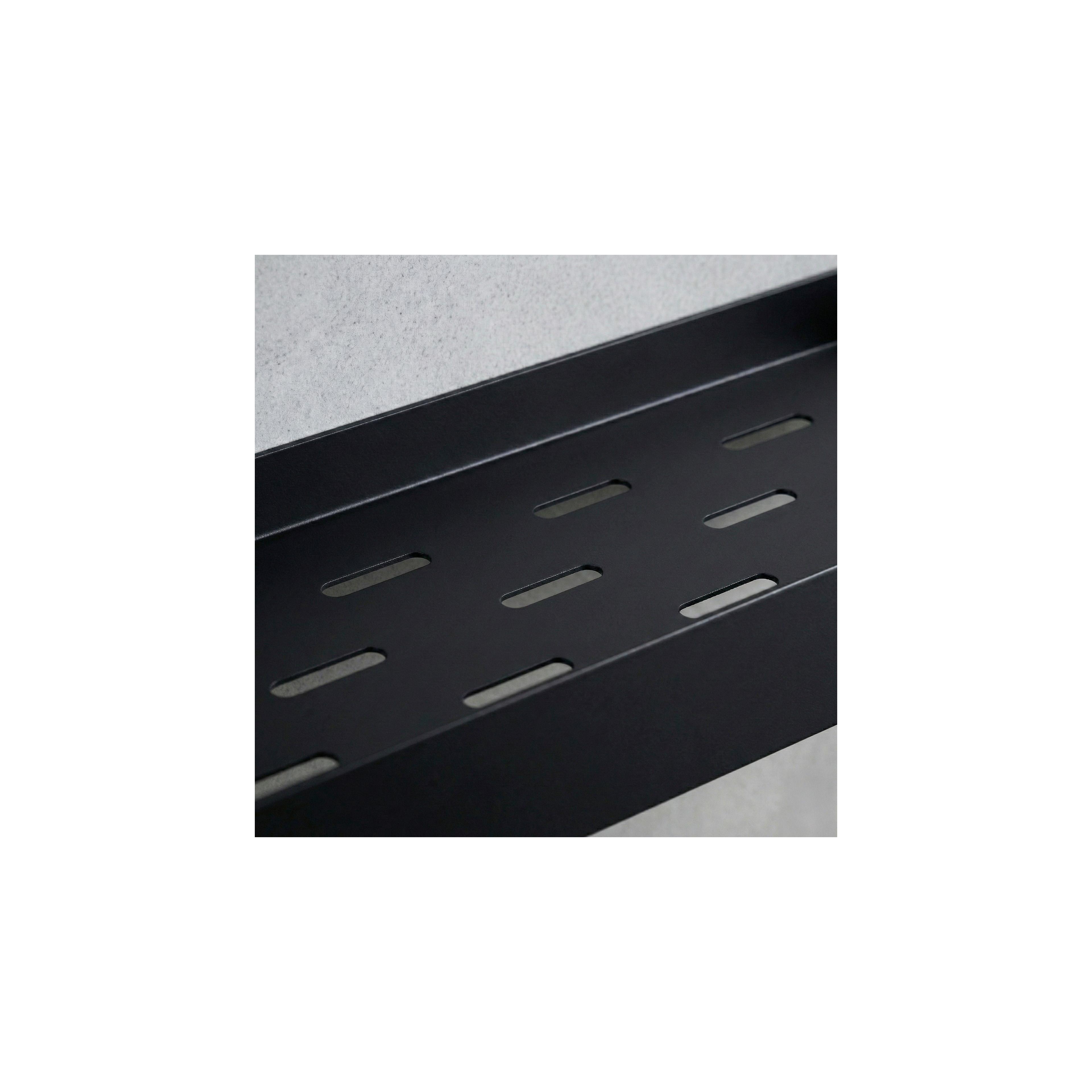 Bathroom shelf SF03 60cm black matt