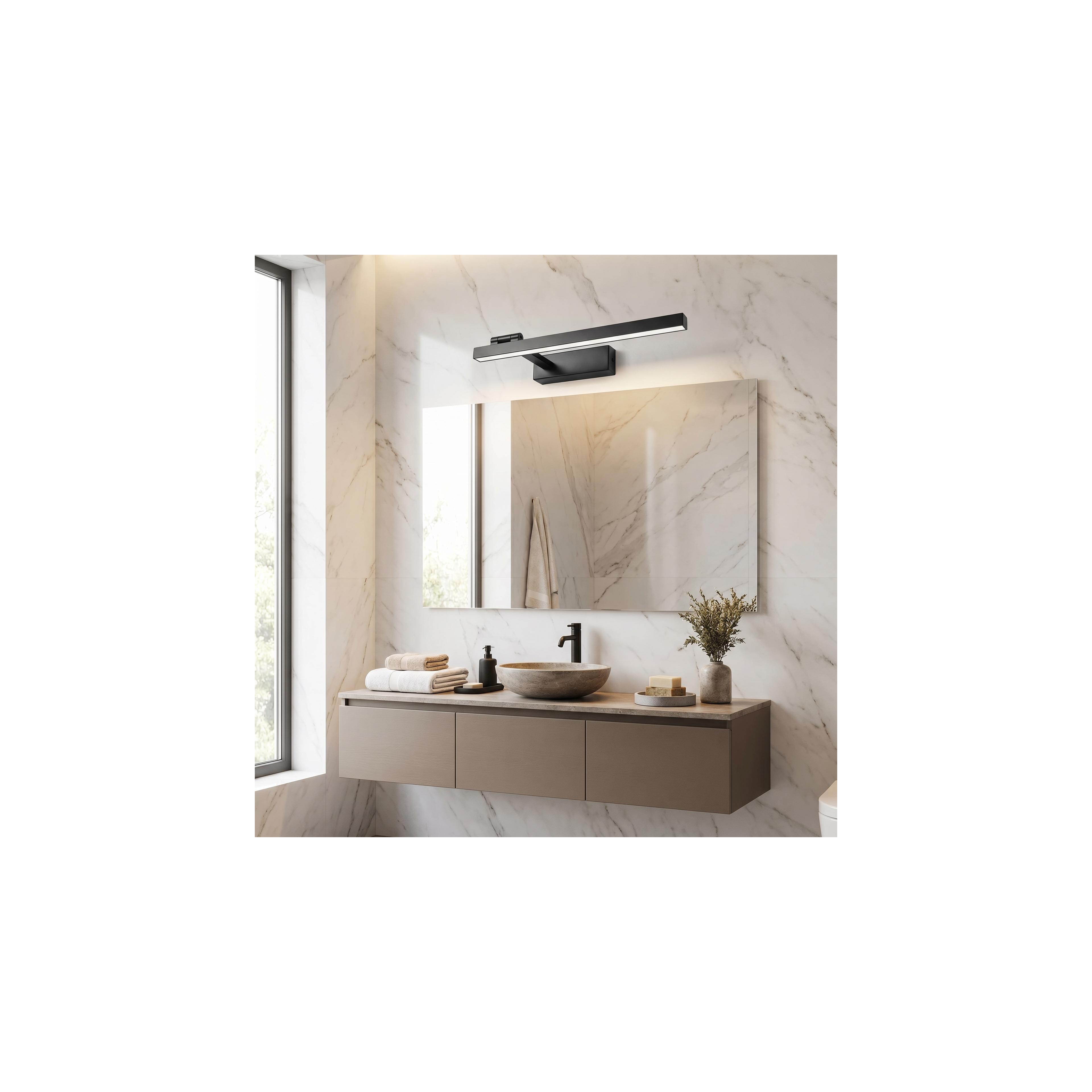 Bad LED-Wandleuchte SWE034-1W 40cm BLACK