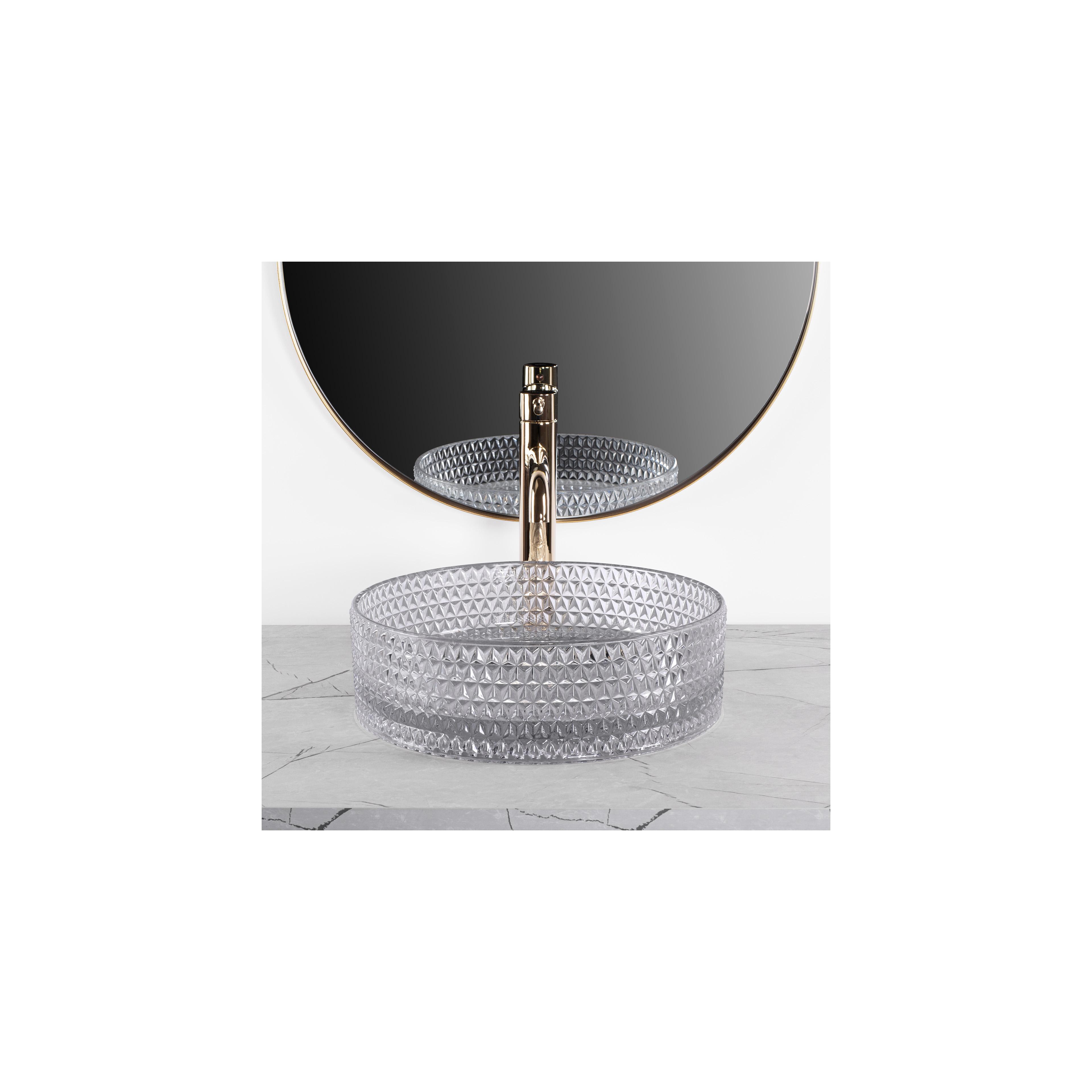 Aufsatzwaschbecken Rea Cristal Light Grey