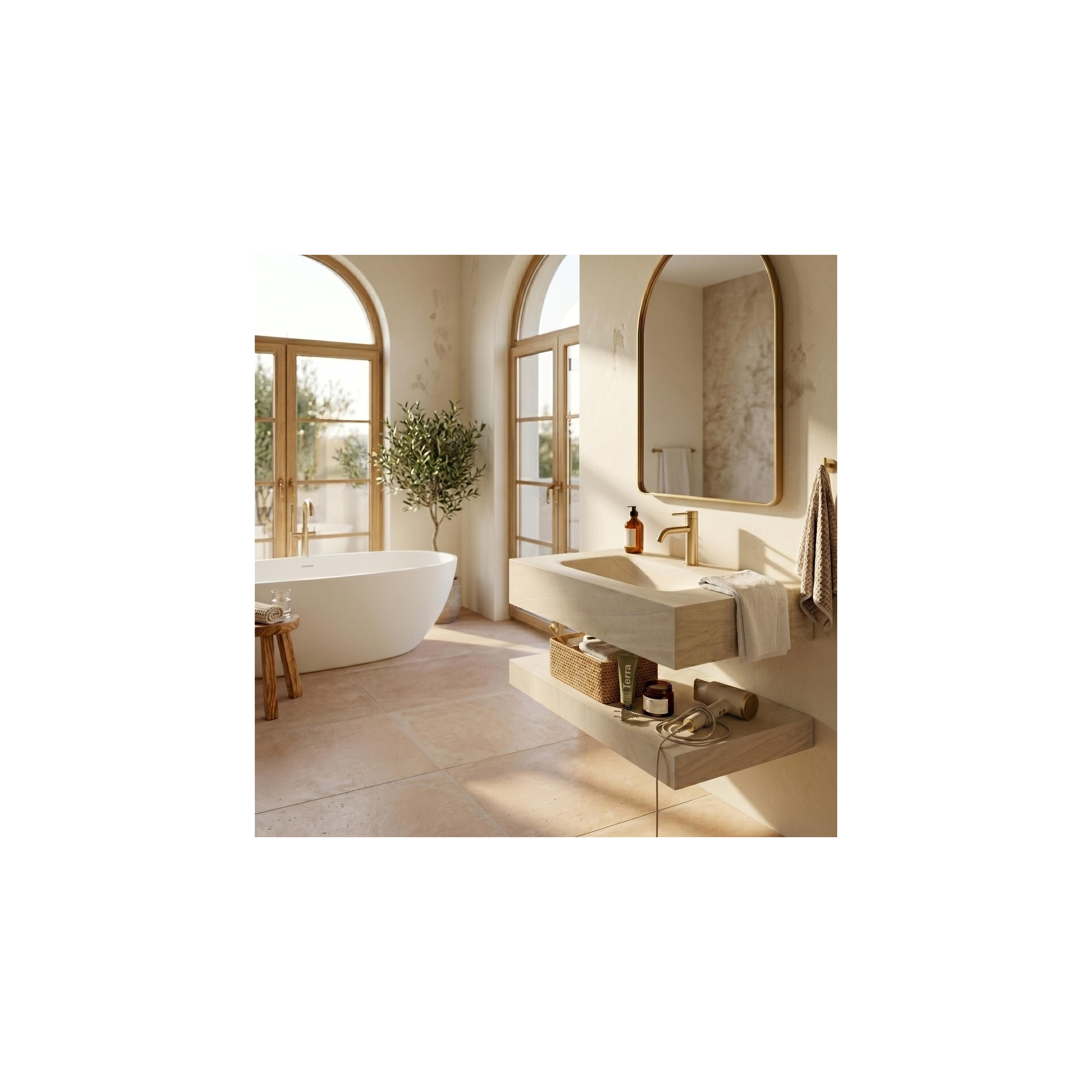 Wandwaschbecken REA Apollo Gran Cloud Sky 80