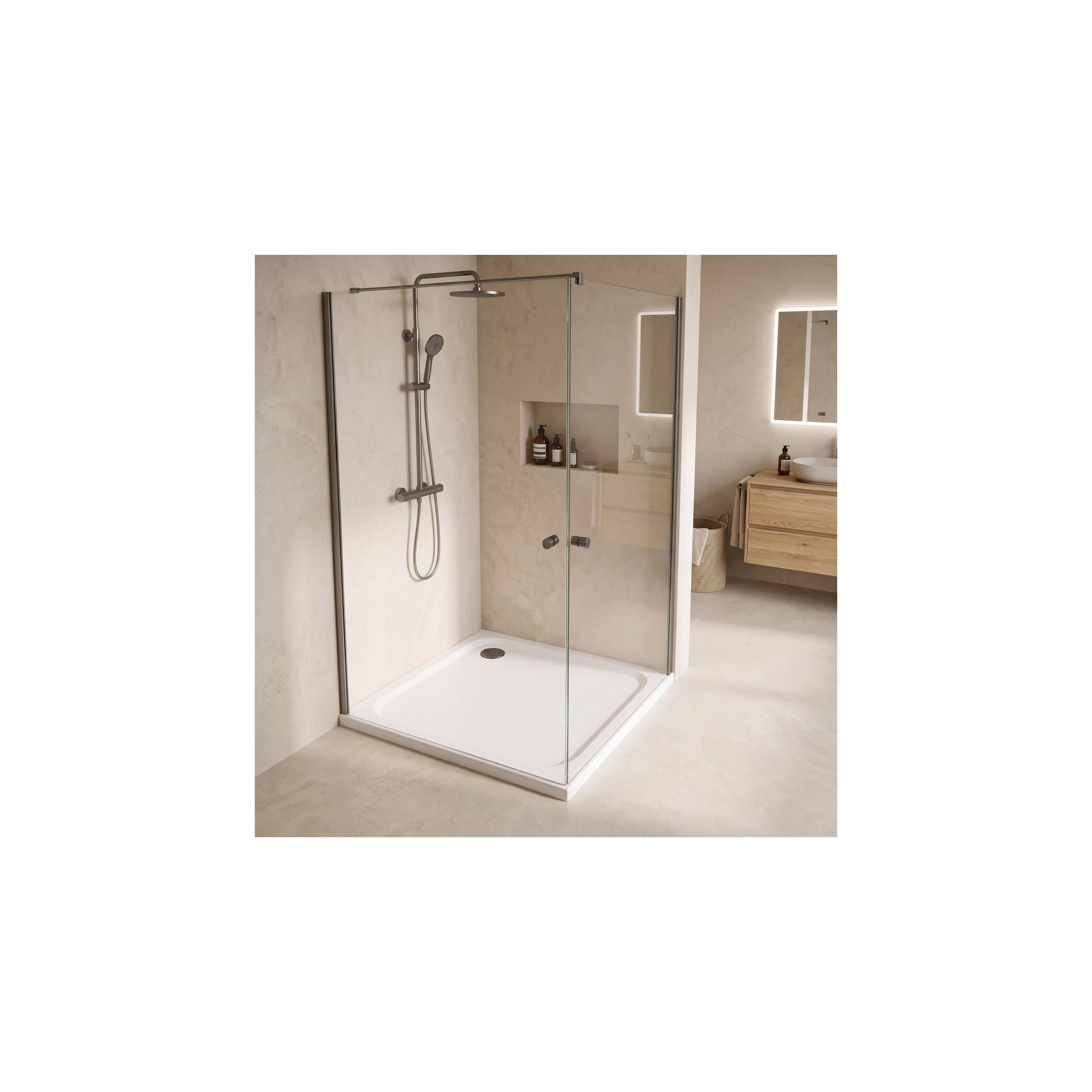 shower tray Rea Belmond White 80x80 Titan
