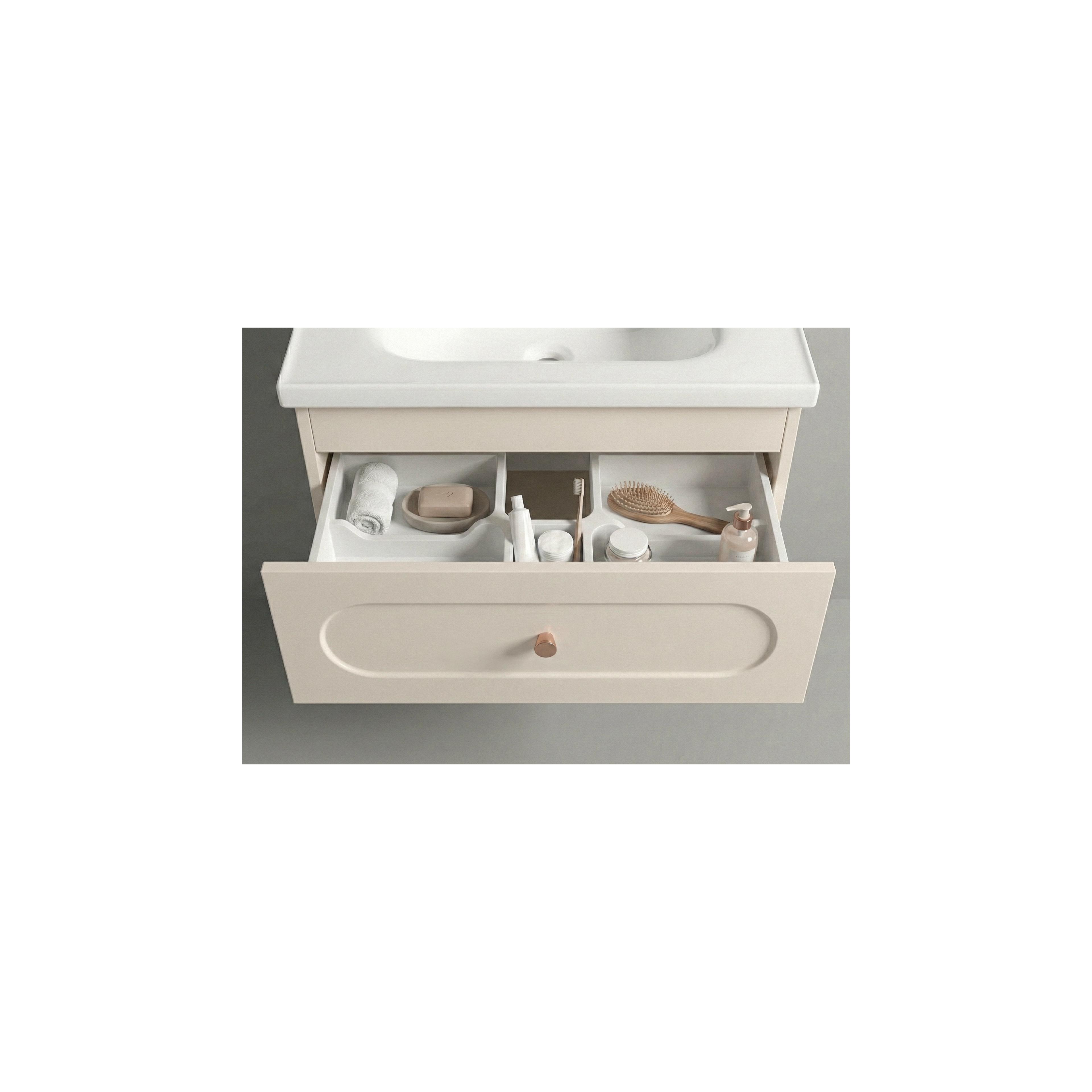 Комплект мебели за баня с мивка River 60cm Creme
